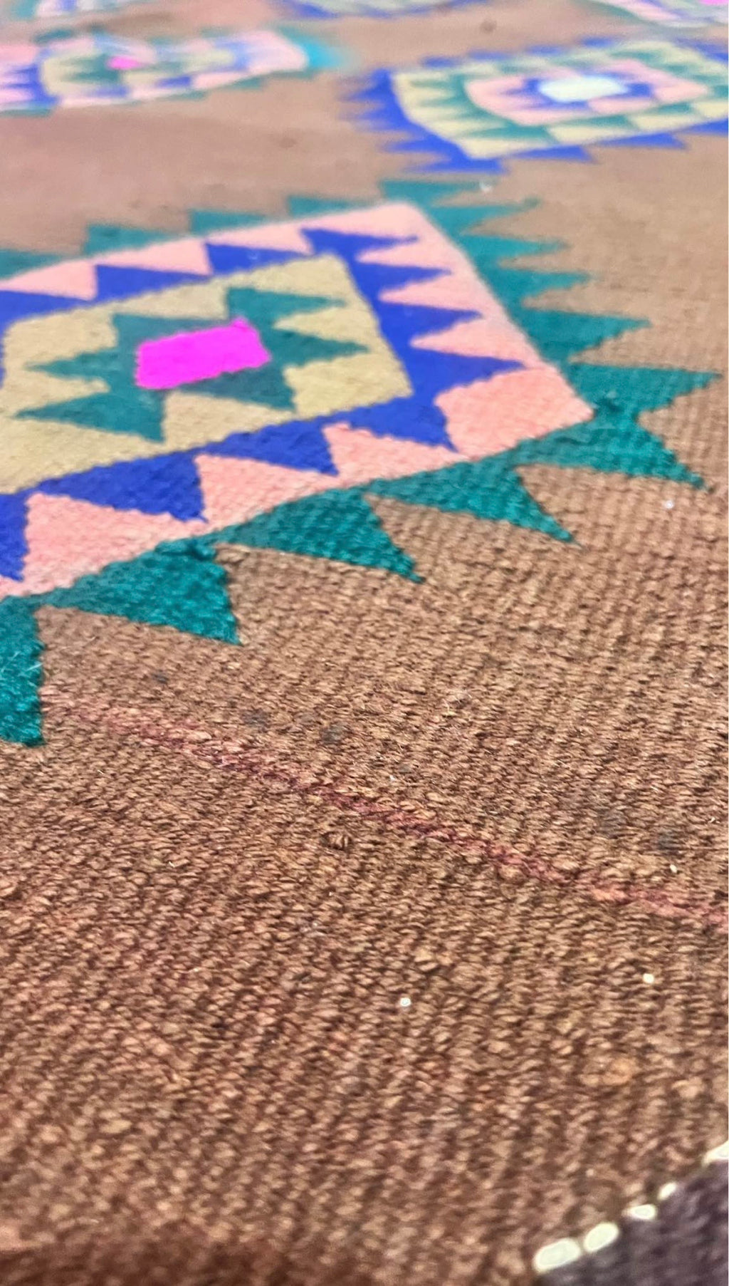 Turkish Kilim Rug – Handmade Wool Kilim – 193 × 295 cm