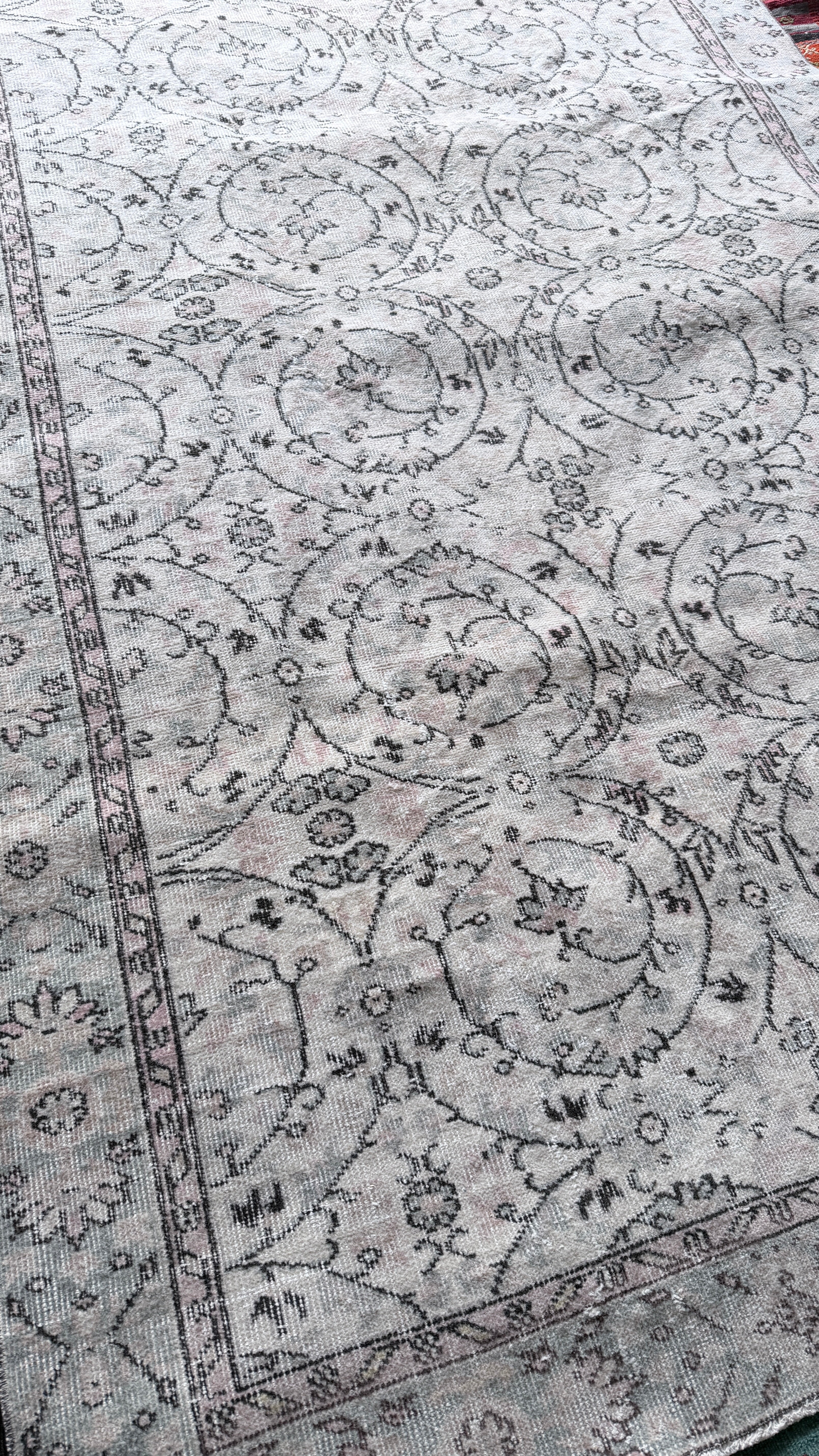 100-Year-Old Turkish Rug – 160 × 274 cm – Handmade Wool & Cotton – Antique Anatolian Carpet