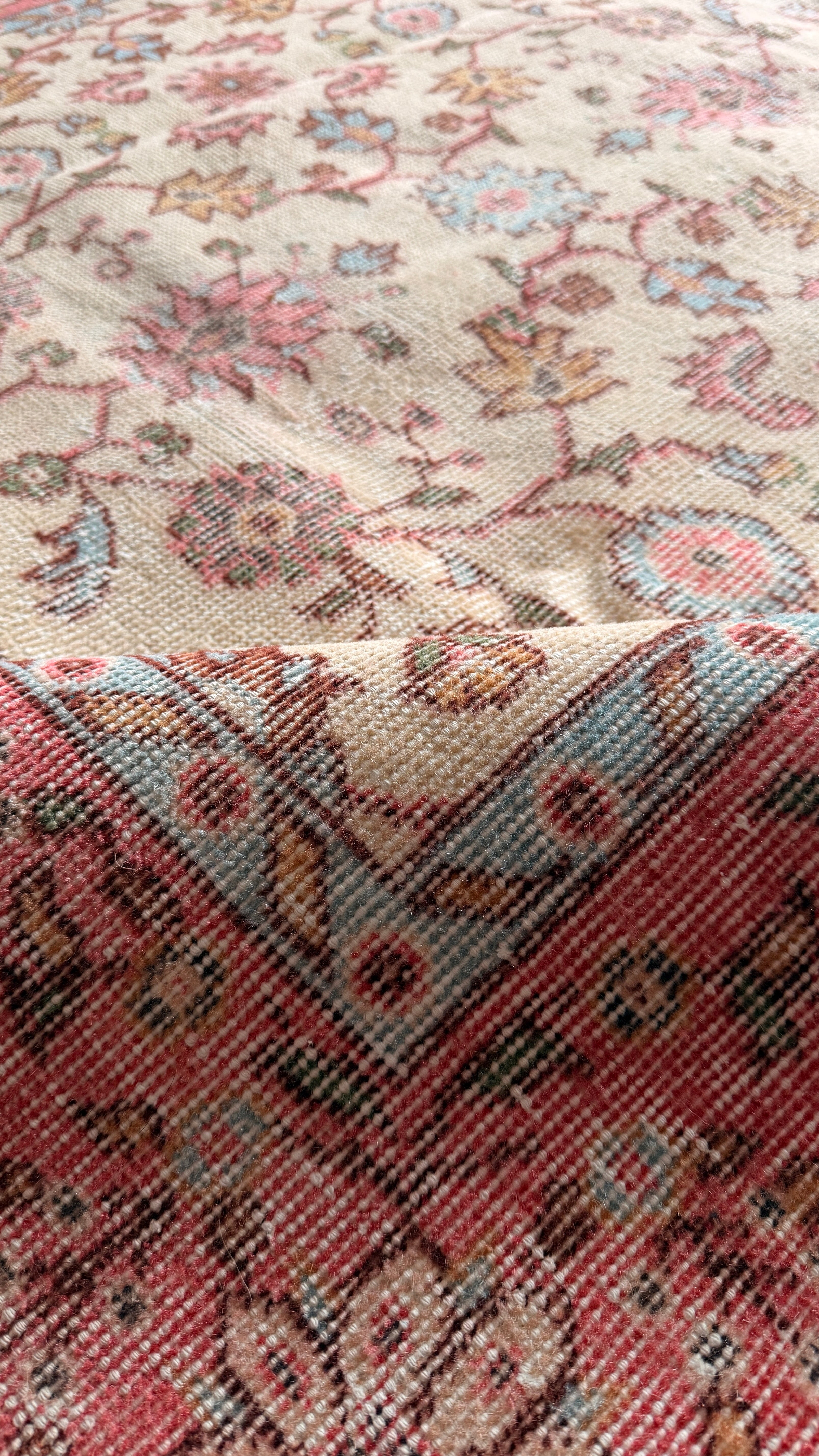 100-Year-Old Turkish Rug – 153 × 255 cm – Handmade Wool & Cotton – Antique Anatolian Carpet
