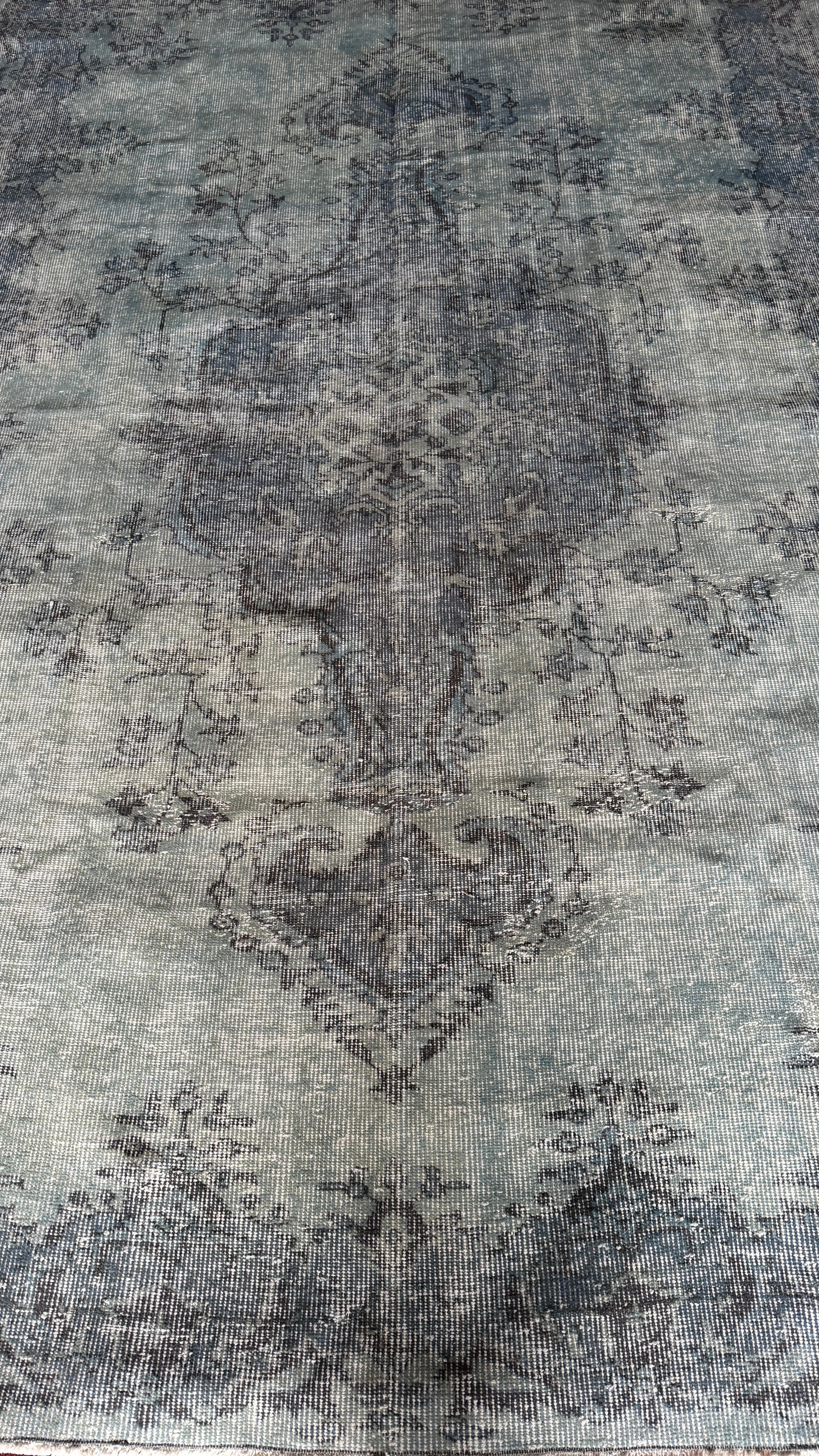 100-Year-Old Turkish Rug – 184 × 287 cm – Handmade Wool & Cotton – Antique Anatolian Carpet
