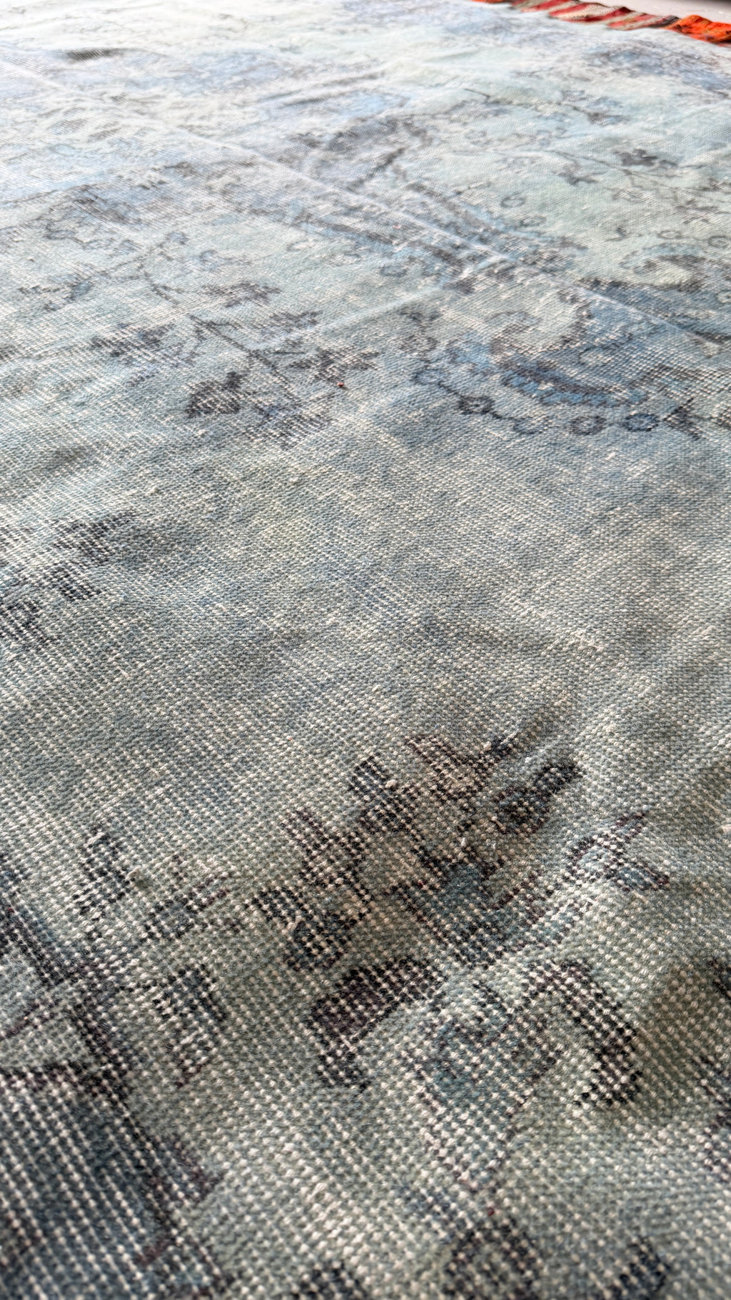 100-Year-Old Turkish Rug – 184 × 287 cm – Handmade Wool & Cotton – Antique Anatolian Carpet