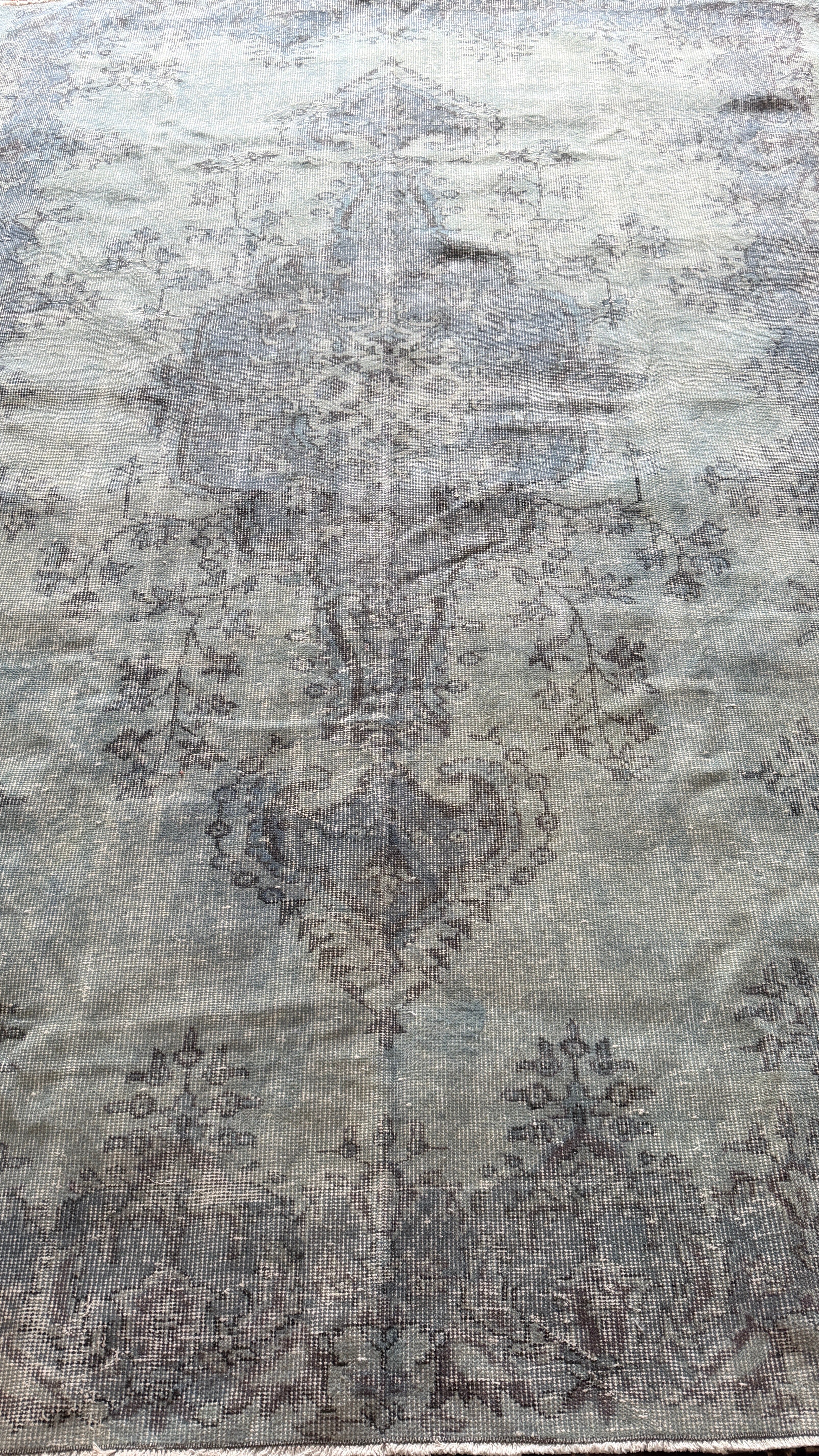 100-Year-Old Turkish Rug – 184 × 287 cm – Handmade Wool & Cotton – Antique Anatolian Carpet