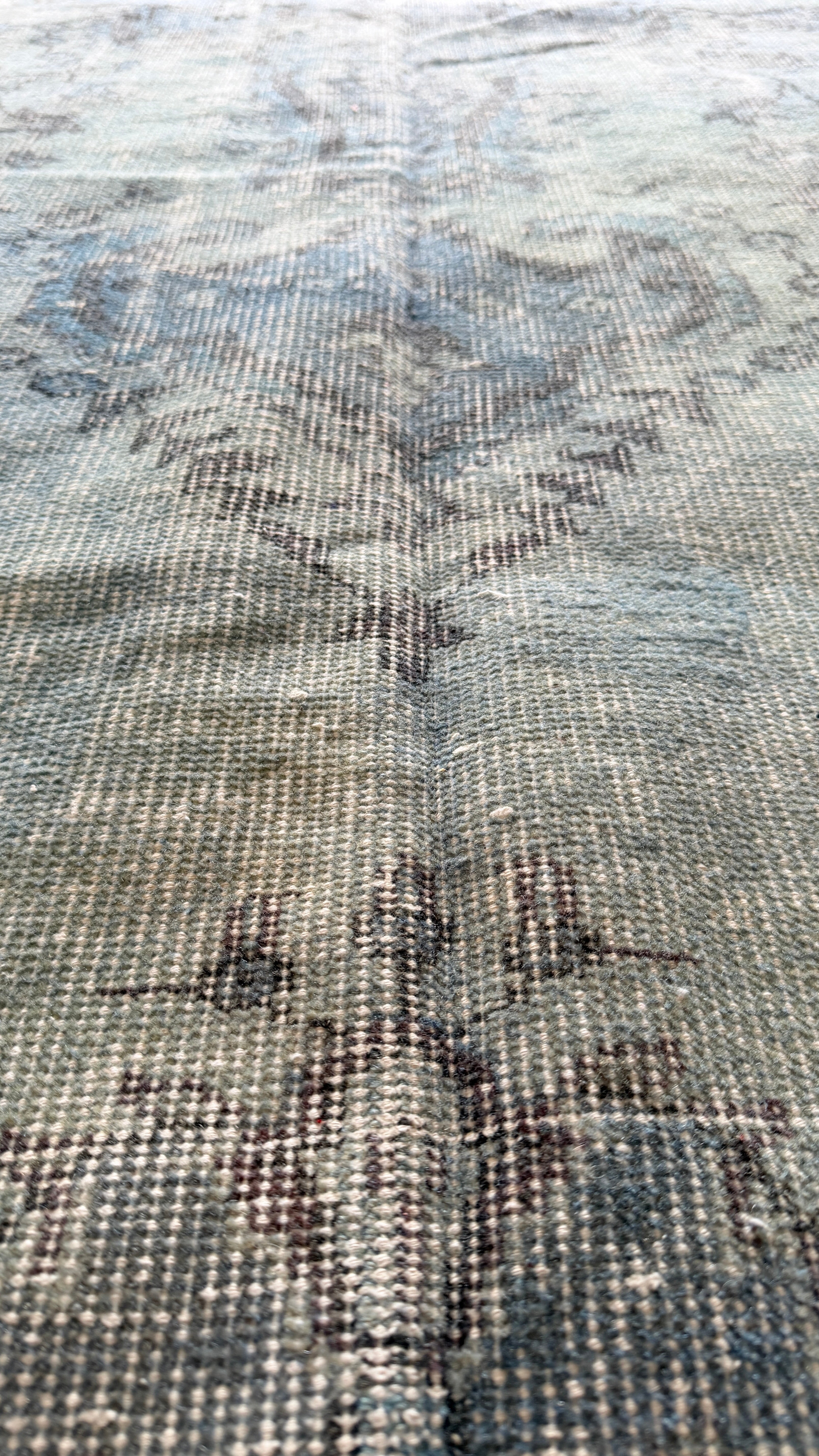 100-Year-Old Turkish Rug – 184 × 287 cm – Handmade Wool & Cotton – Antique Anatolian Carpet