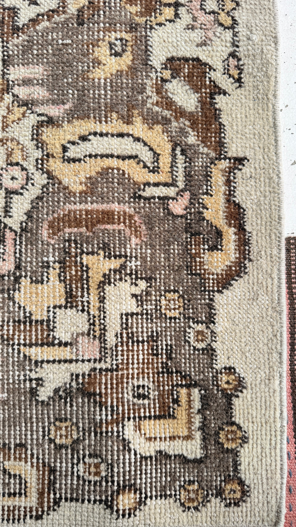 150-Year-Old Uşak Rug – 185 × 307 cm – Handmade Wool & Cotton – Antique Turkish Carpet