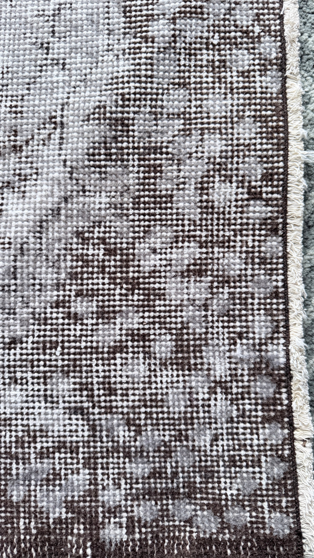 Vintage Washed Turkish Rug – 120 × 204 cm – Soft Neutral Oushak Style – Handmade Wool Carpet