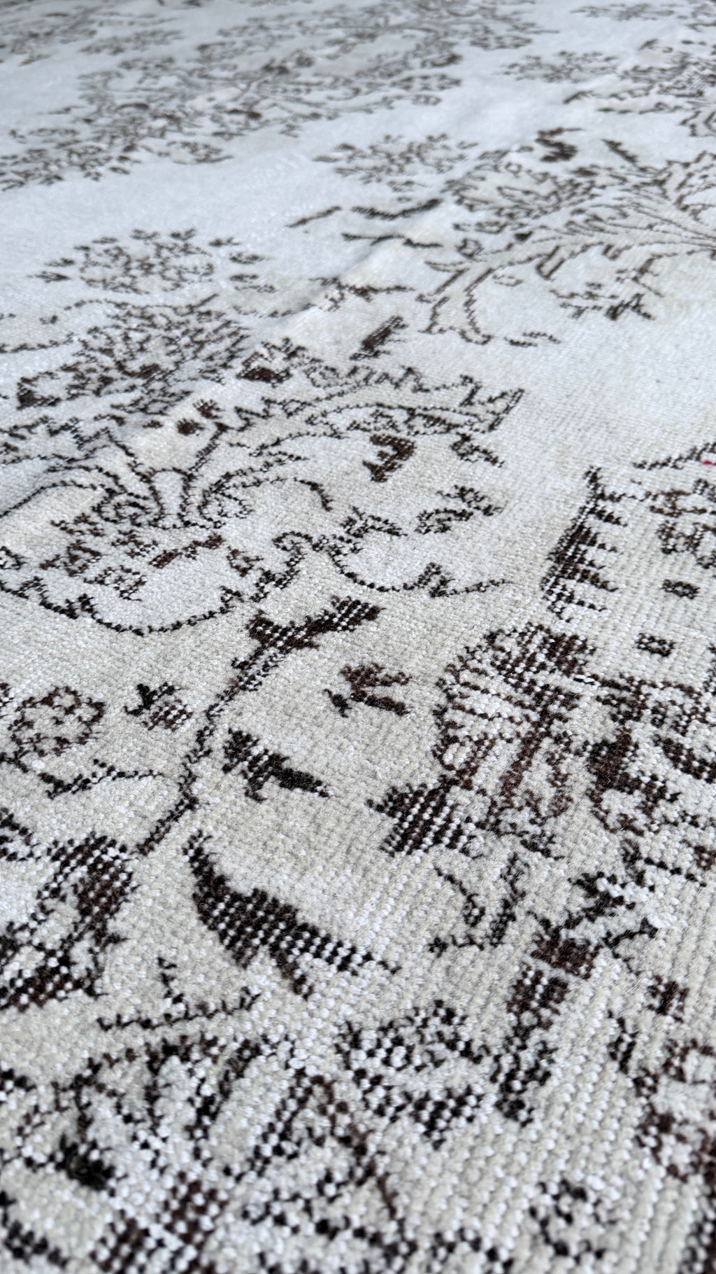 100-Year-Old Turkish Rug – 183 × 278 cm – Handmade Wool & Cotton – Antique Anatolian Carpet