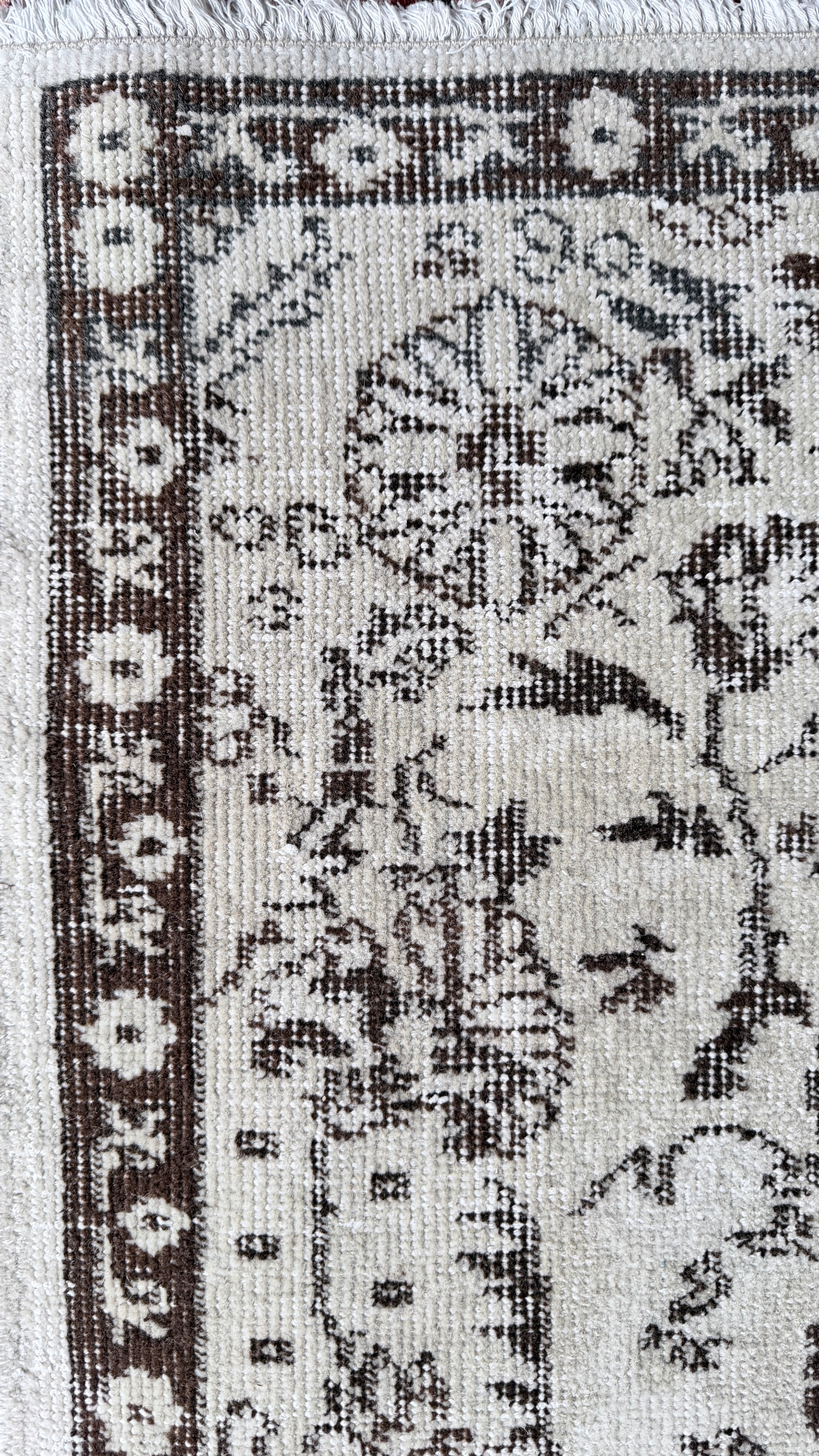 100-Year-Old Turkish Rug – 183 × 278 cm – Handmade Wool & Cotton – Antique Anatolian Carpet