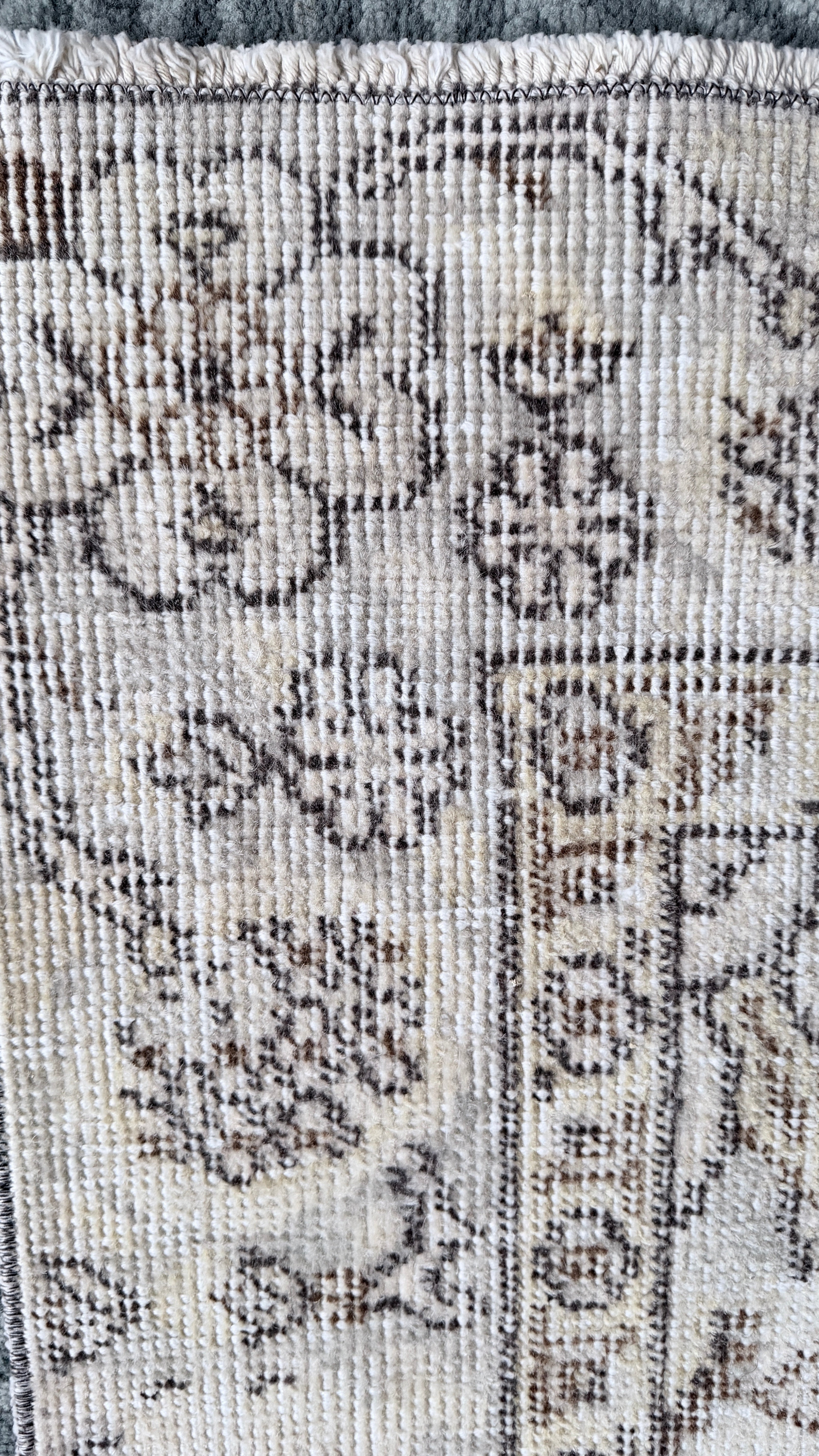 Vintage Turkish Rug 162x272 cm – Handmade Wool Neutral Oushak Style Large Area Rug