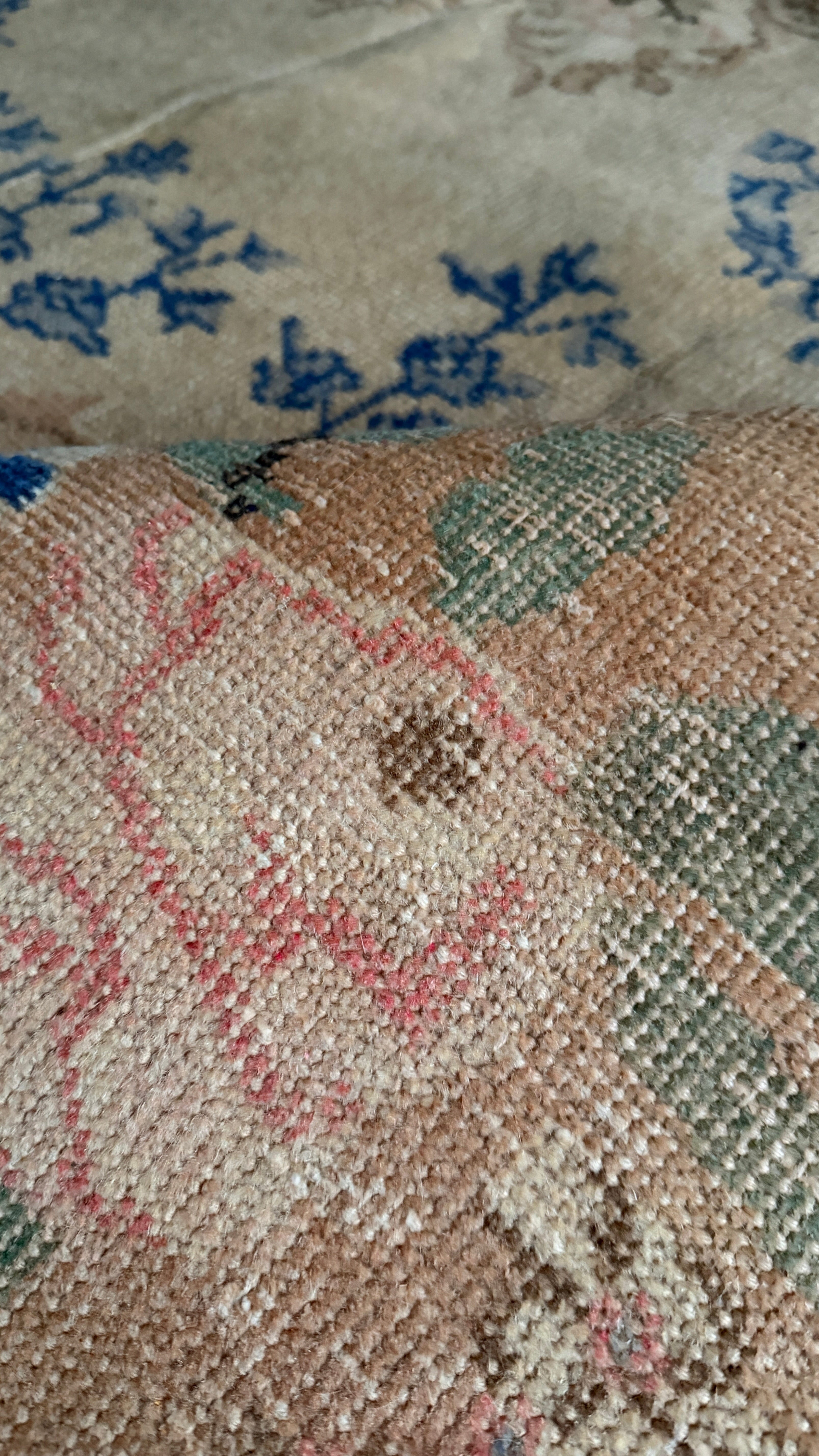 Vintage Look Turkish Rug – 159 × 259 cm | Soft Neutral Distressed Wool Rug