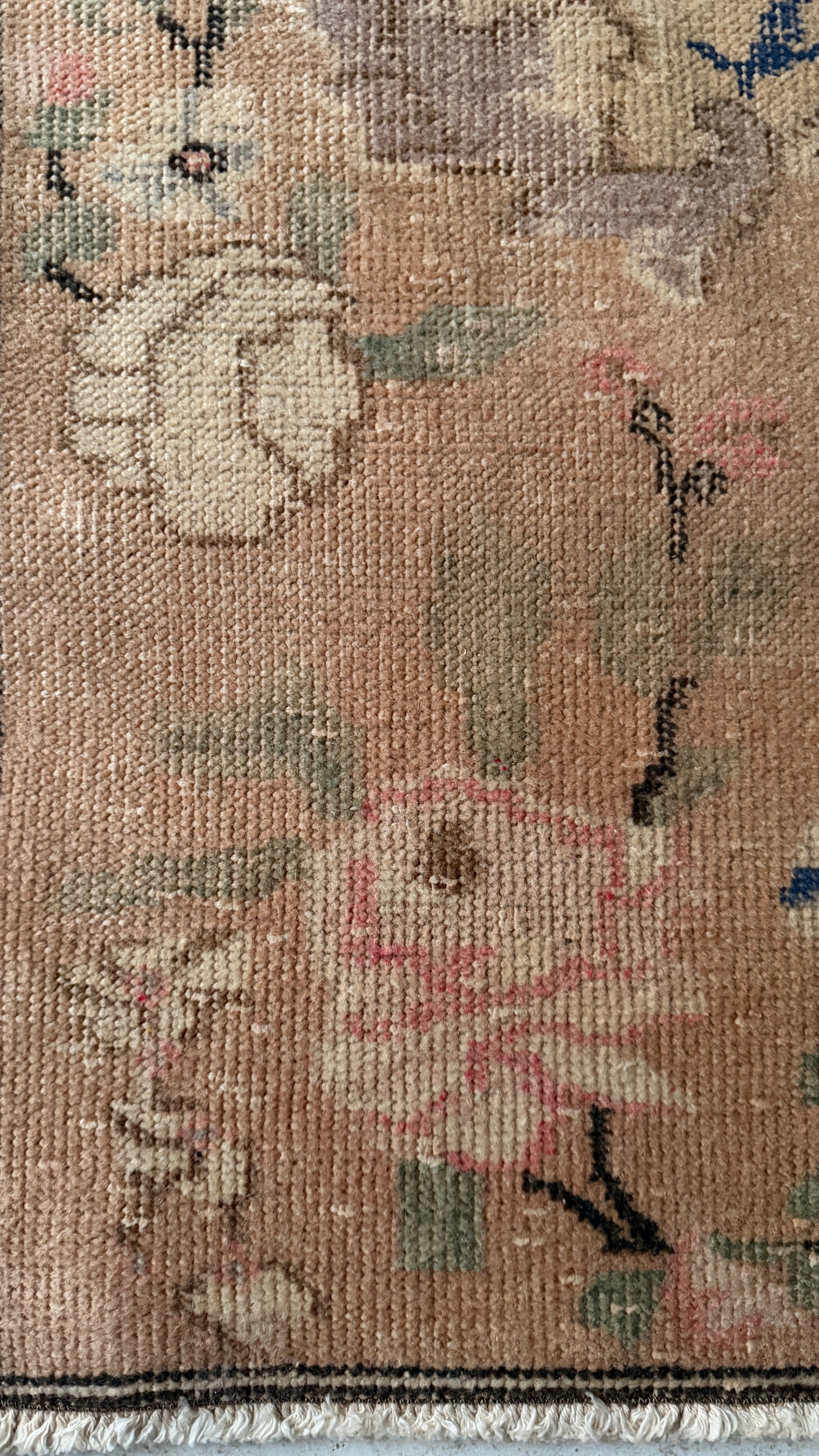 Vintage Look Turkish Rug – 159 × 259 cm | Soft Neutral Distressed Wool Rug