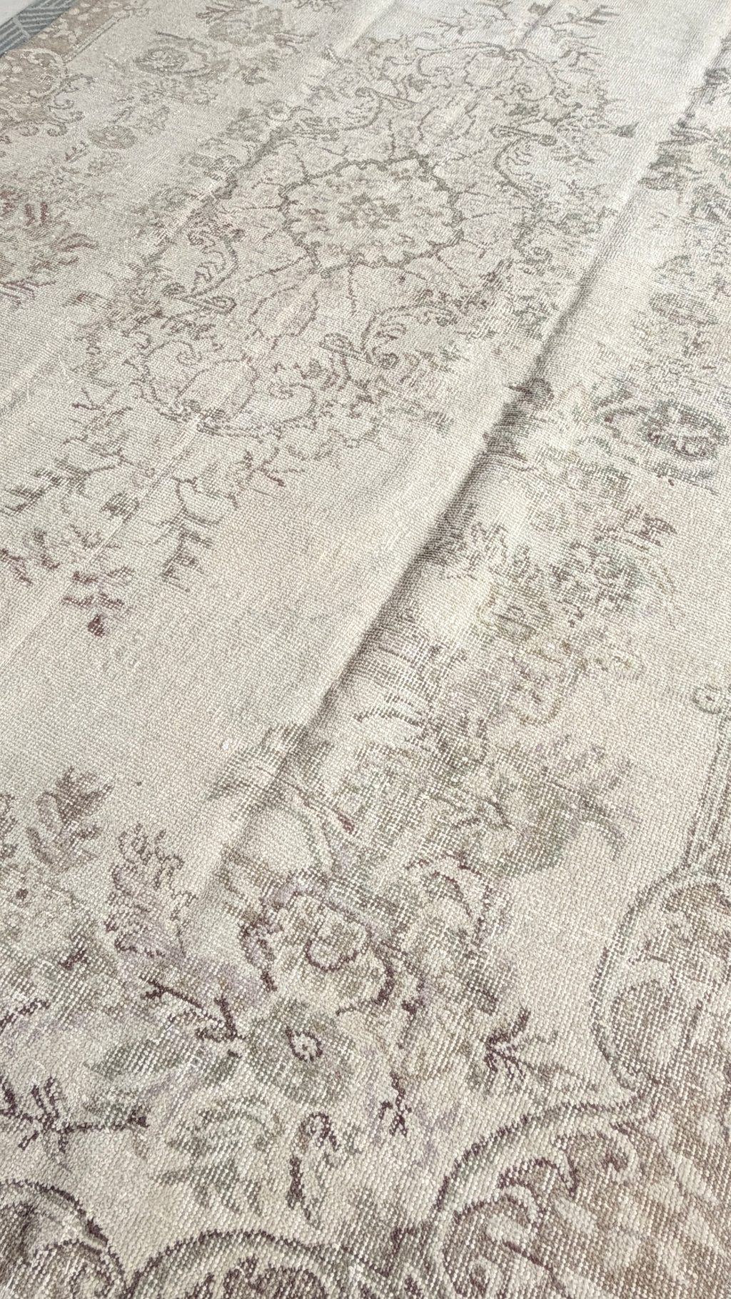 Vintage Turkish Rug – 166 × 293 cm – Handmade Wool & Cotton – Distressed Anatolian Carpet