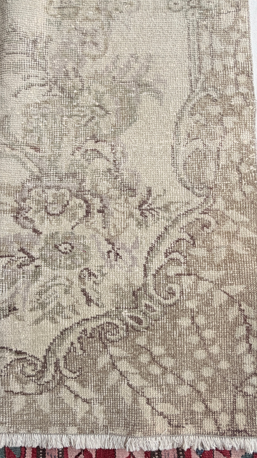 Vintage Turkish Rug – 166 × 293 cm – Handmade Wool & Cotton – Distressed Anatolian Carpet