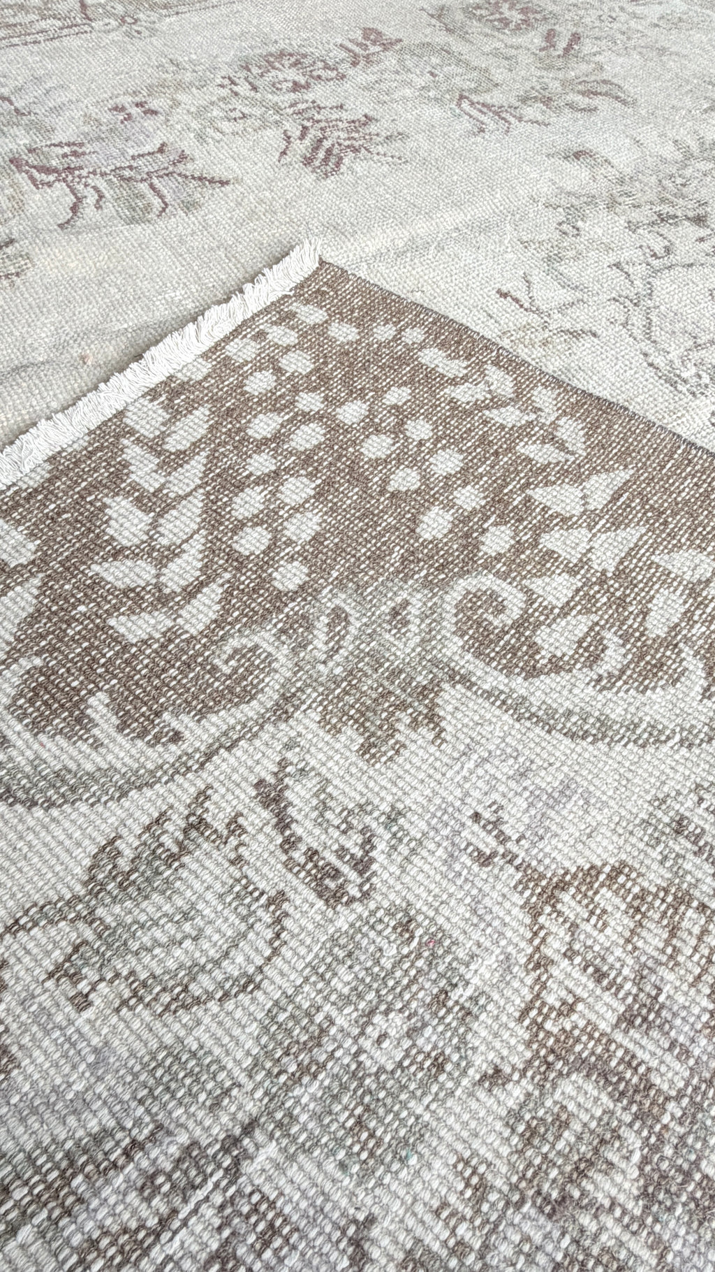 Vintage Turkish Rug – 166 × 293 cm – Handmade Wool & Cotton – Distressed Anatolian Carpet