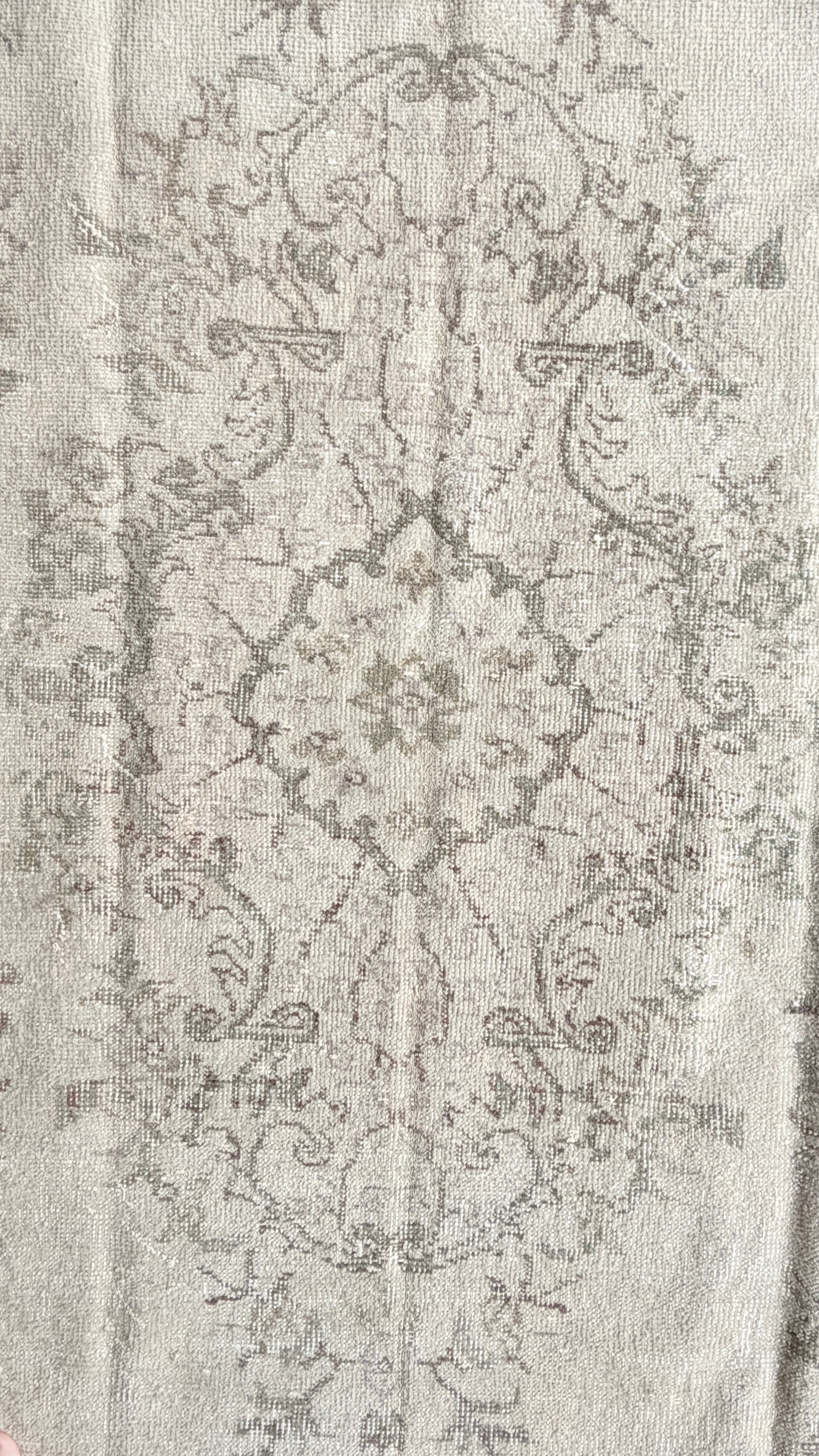 Vintage Turkish Rug – 166 × 293 cm – Handmade Wool & Cotton – Distressed Anatolian Carpet