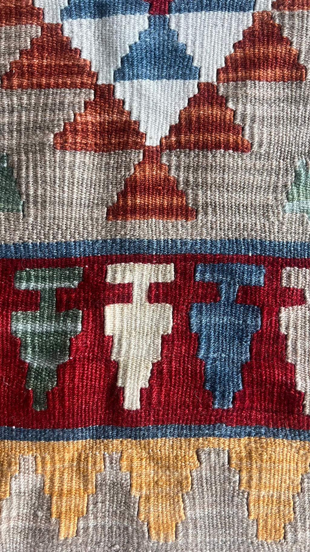 Soft Wool Handmade Kayseri Kilim – 115 × 166 cm