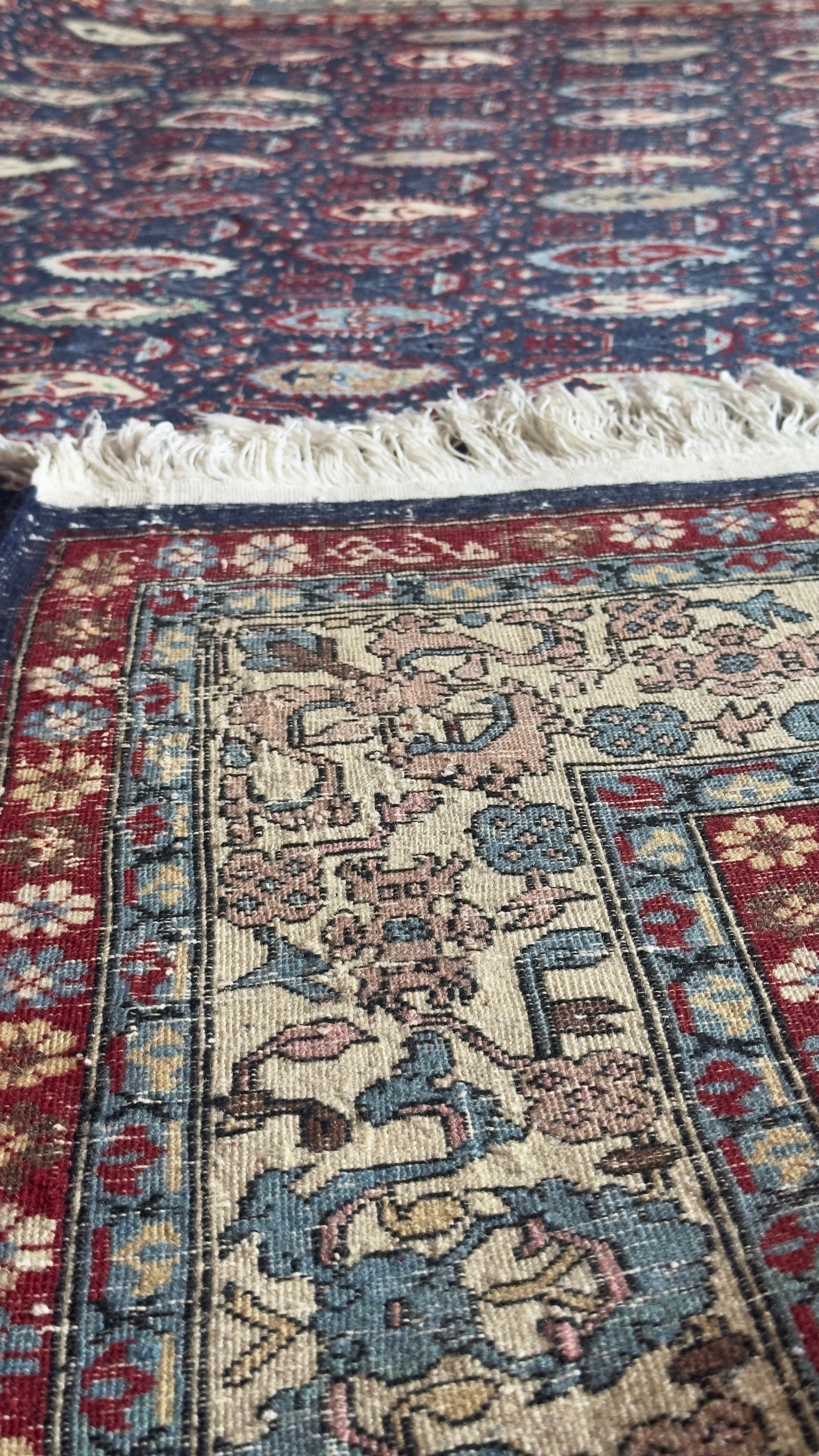 Ottoman Premium Hereke Wool Rug – 200×300 cm | Handwoven Turkish Floral Carpet