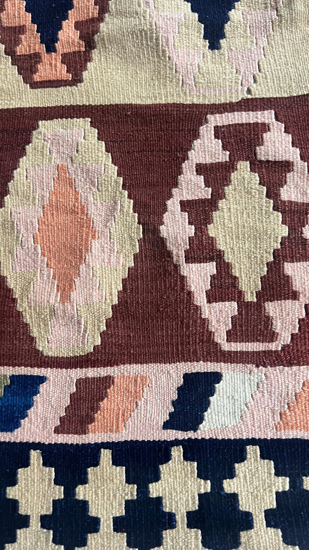 Handmade Turkish Denizli Kilim – 124 × 234 cm