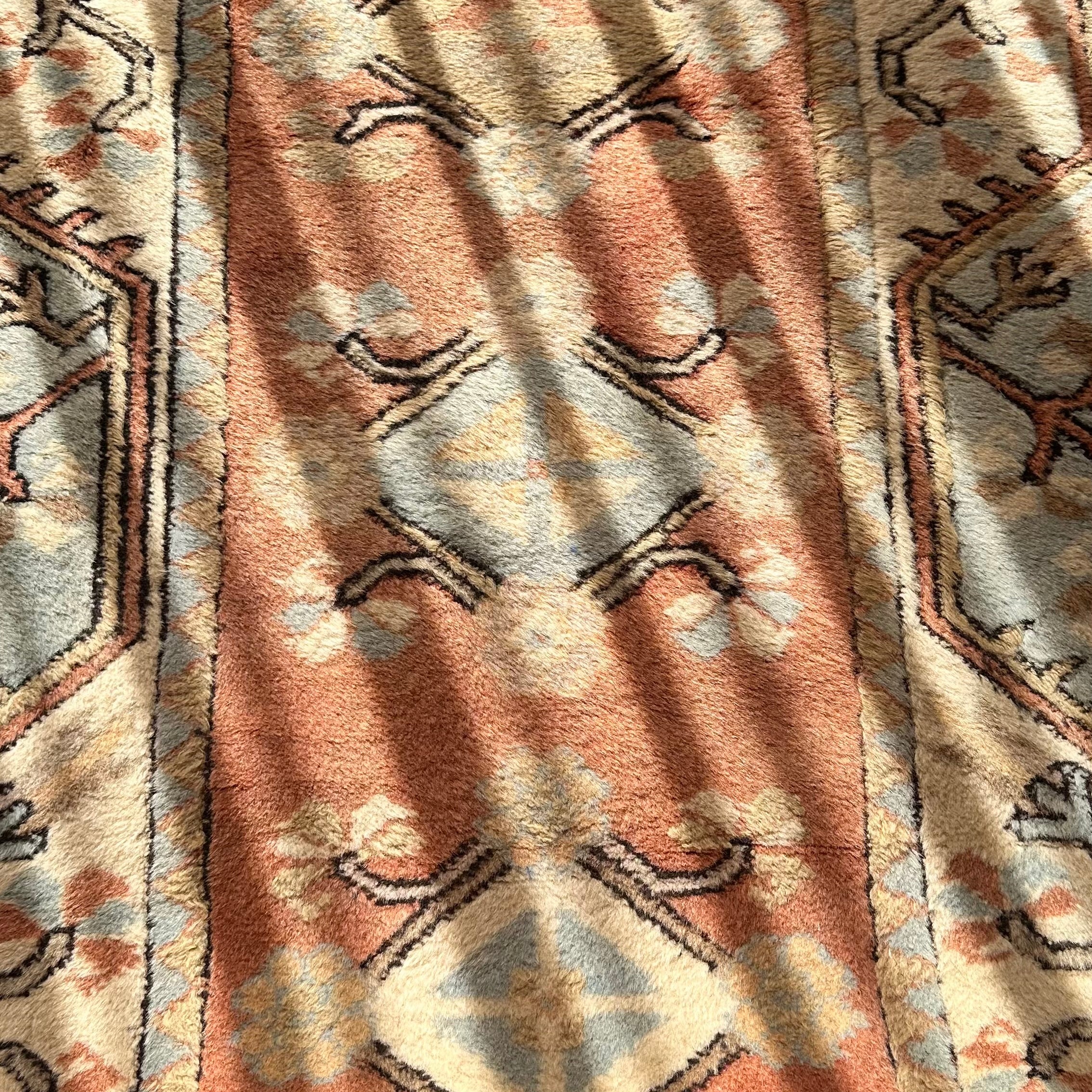 Turkish Milas Wool Rug – 120×200 cm | Handwoven Pastel Anatolian Carpet