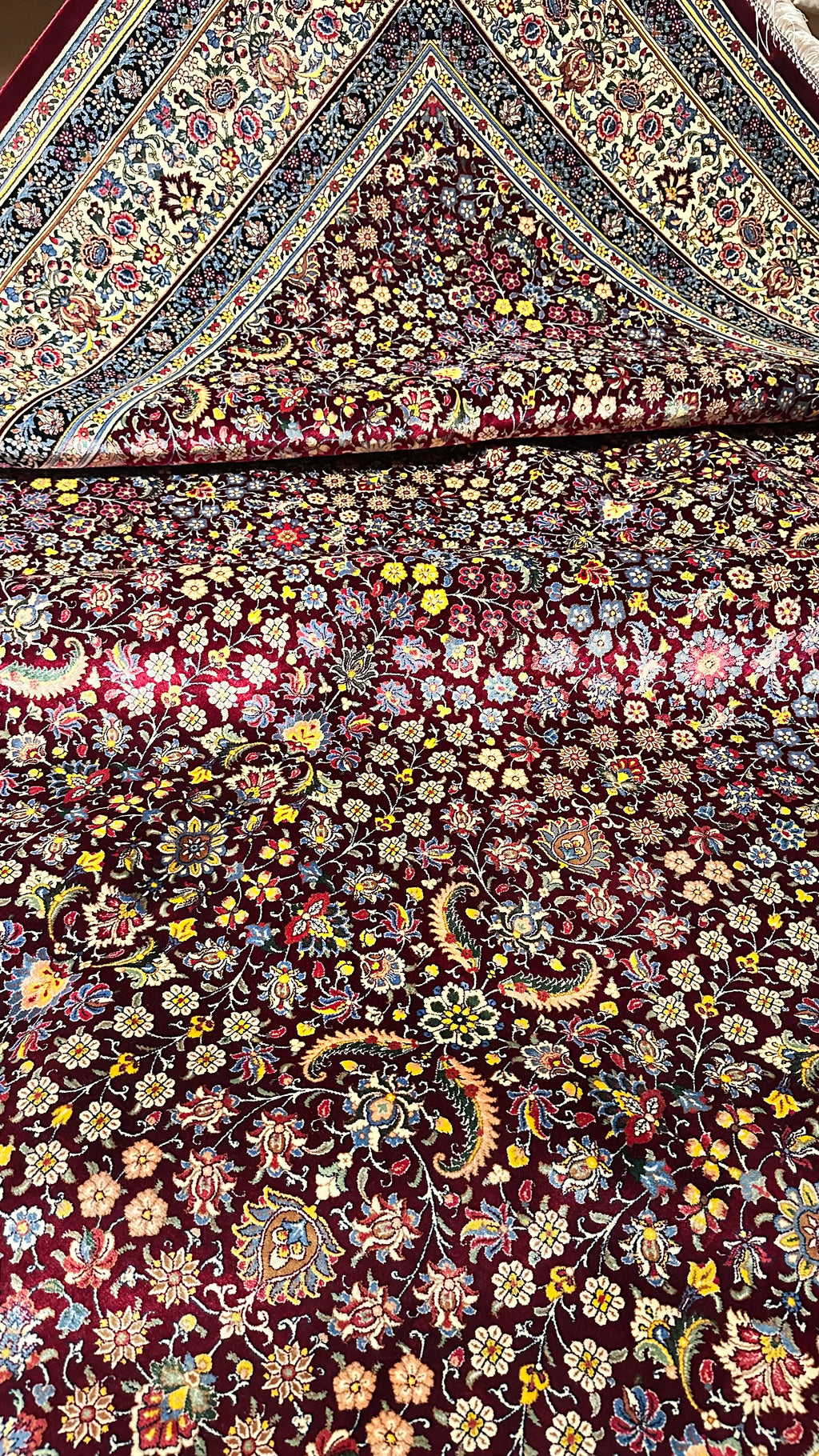 Silk-Look Modal Rug, Black, 200 × 300 cm – detail view 8