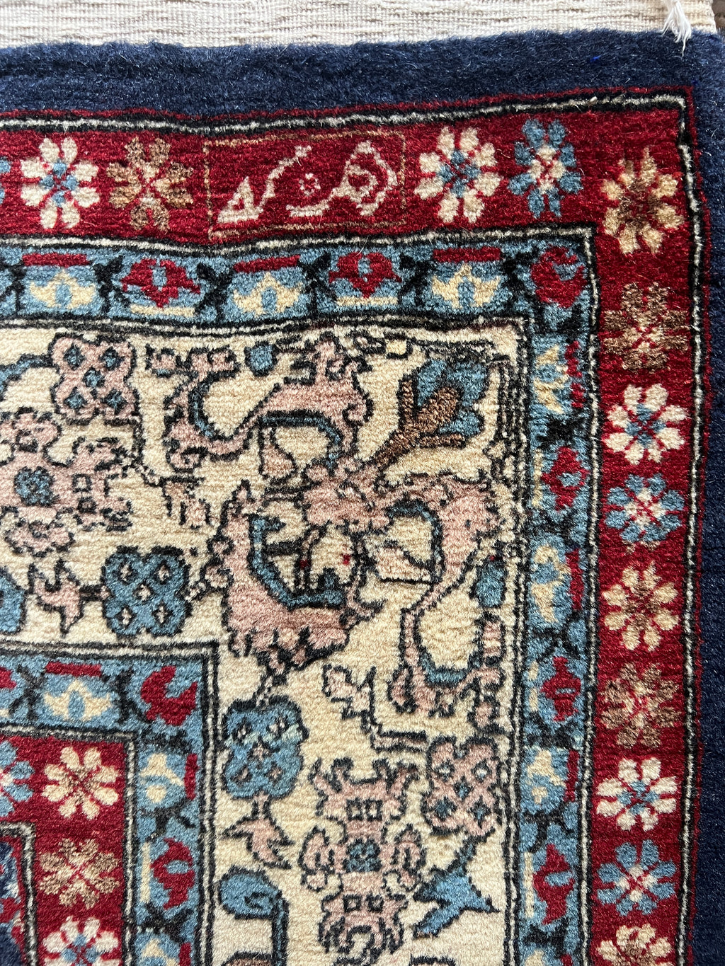 Ottoman Premium Hereke Wool Rug – 200×300 cm | Handwoven Turkish Floral Carpet