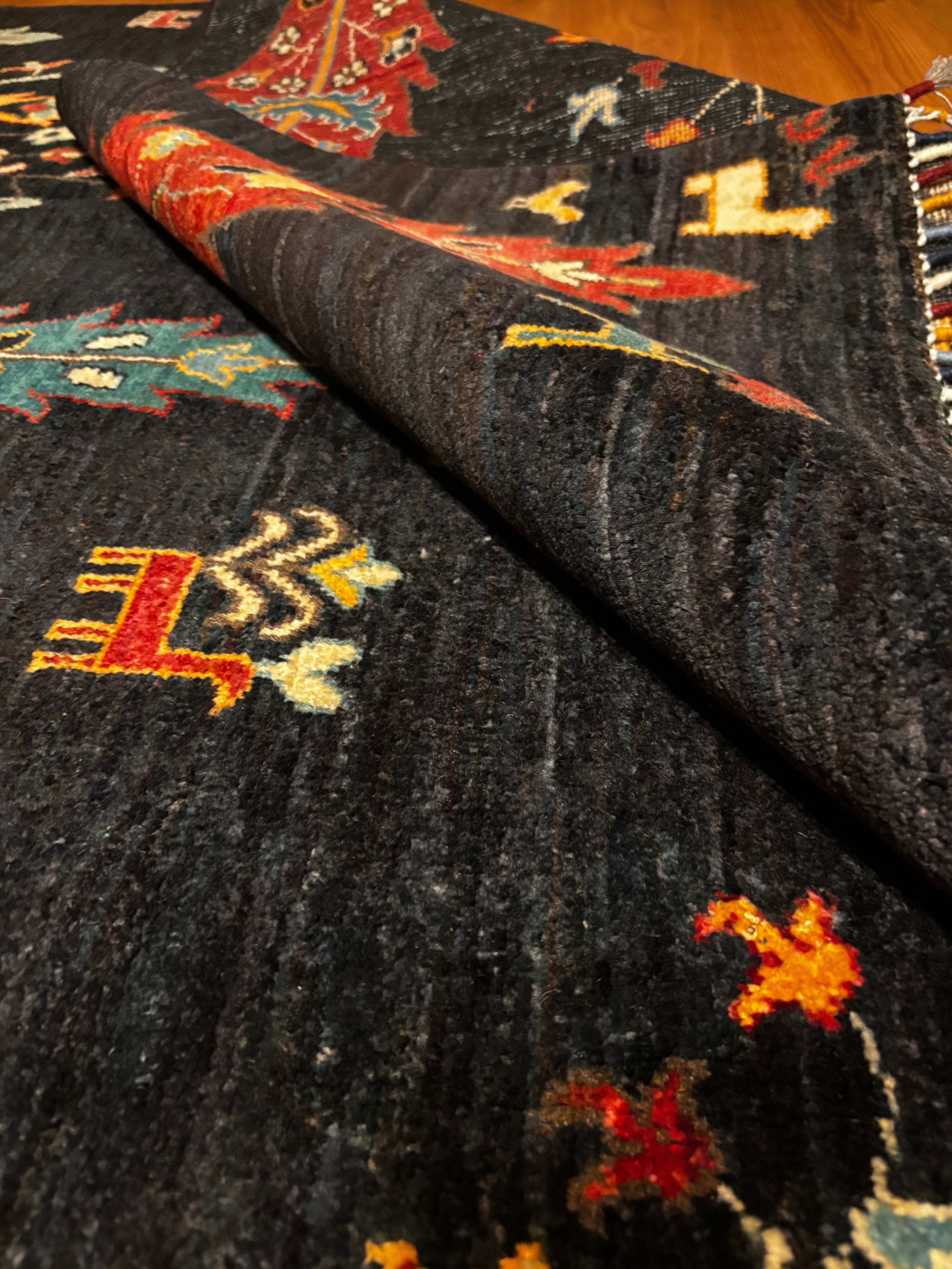 Afghan Sultani Tree of Life Rug – 170×240 cm | Handwoven Wool Tribal Carpet