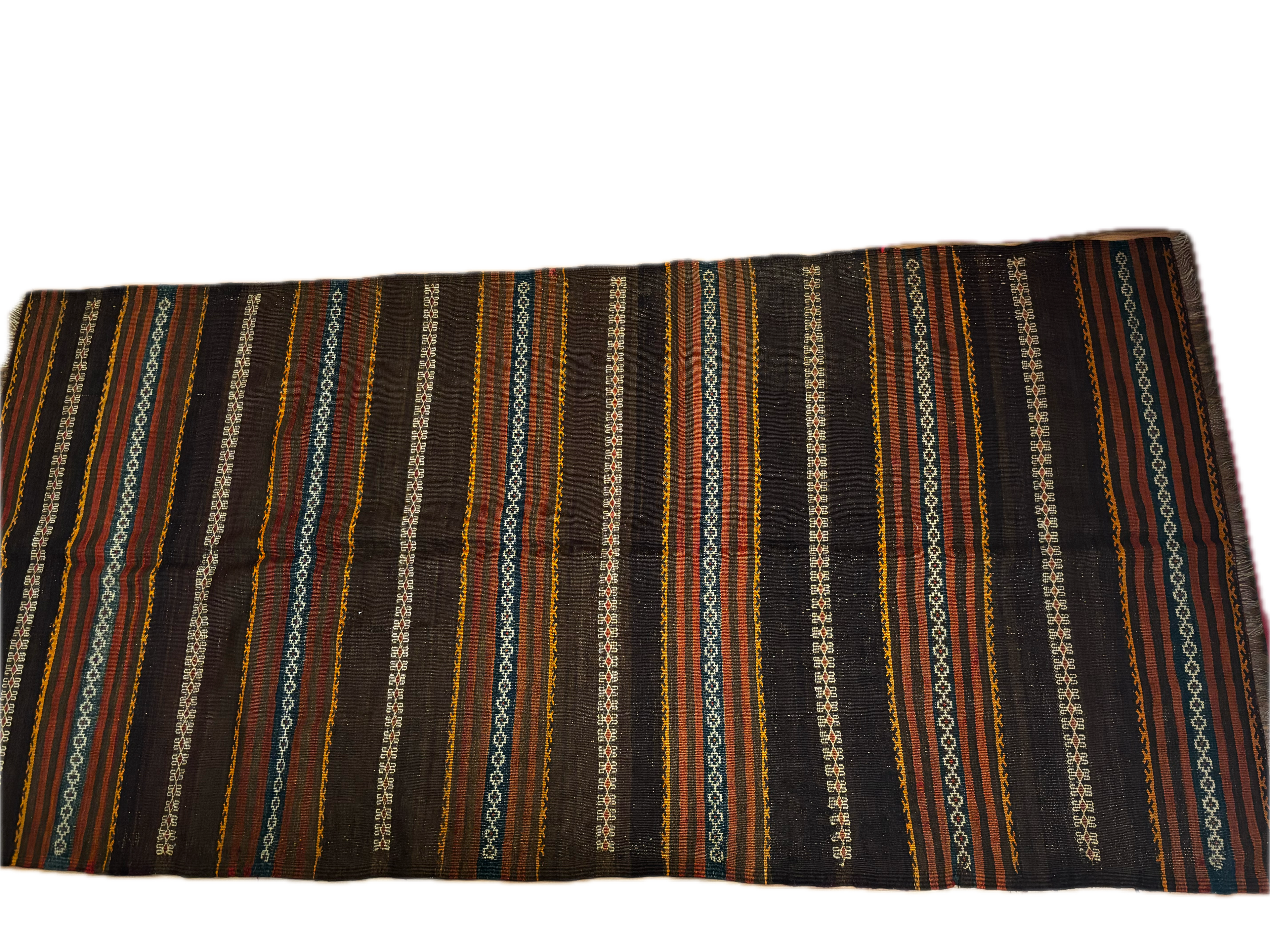 Afghan Baluch Kilim – 120 × 250 cm