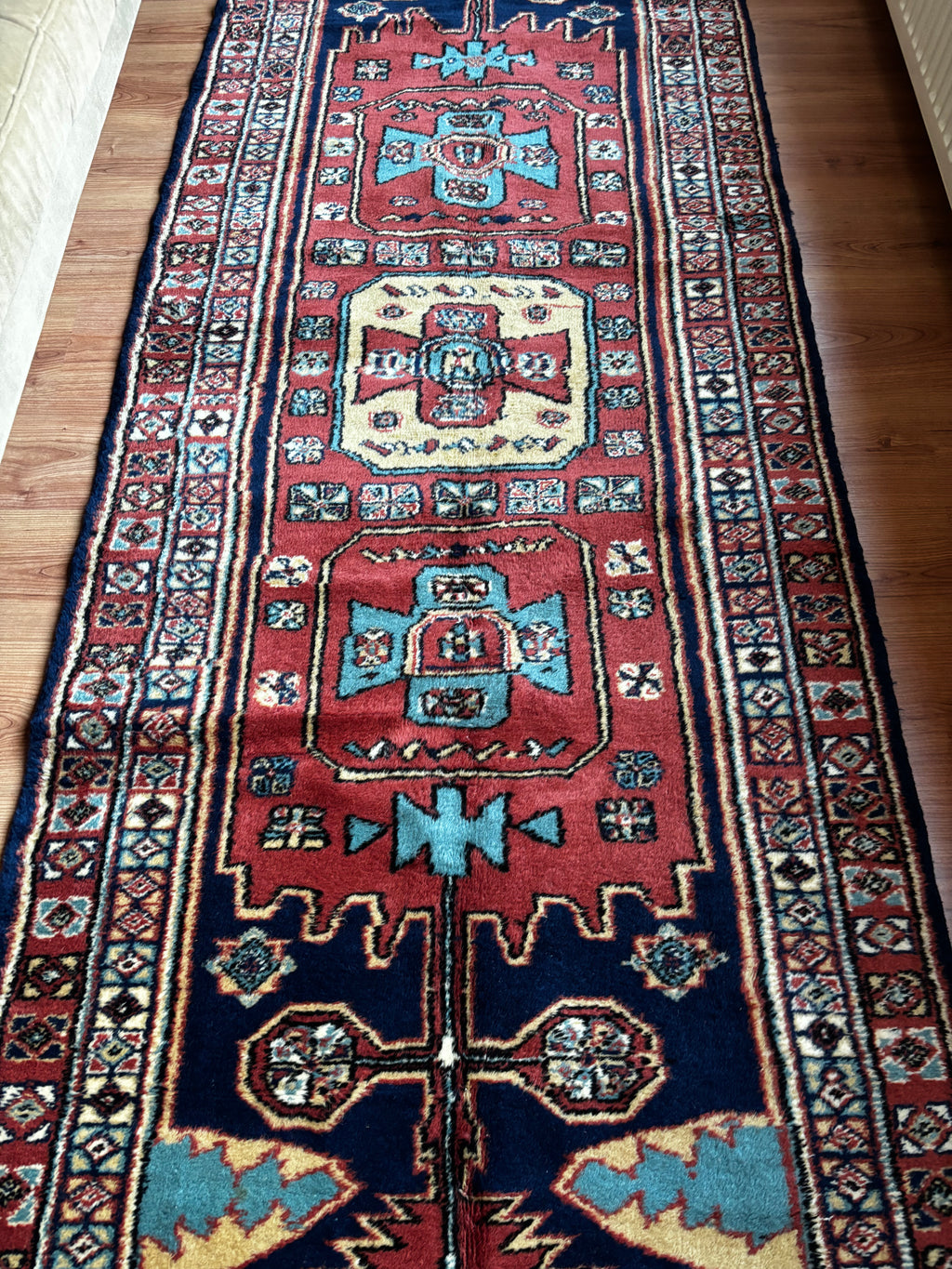 97 × 378 cm | Manisa Kula | Vintage Turkish Wool Runner