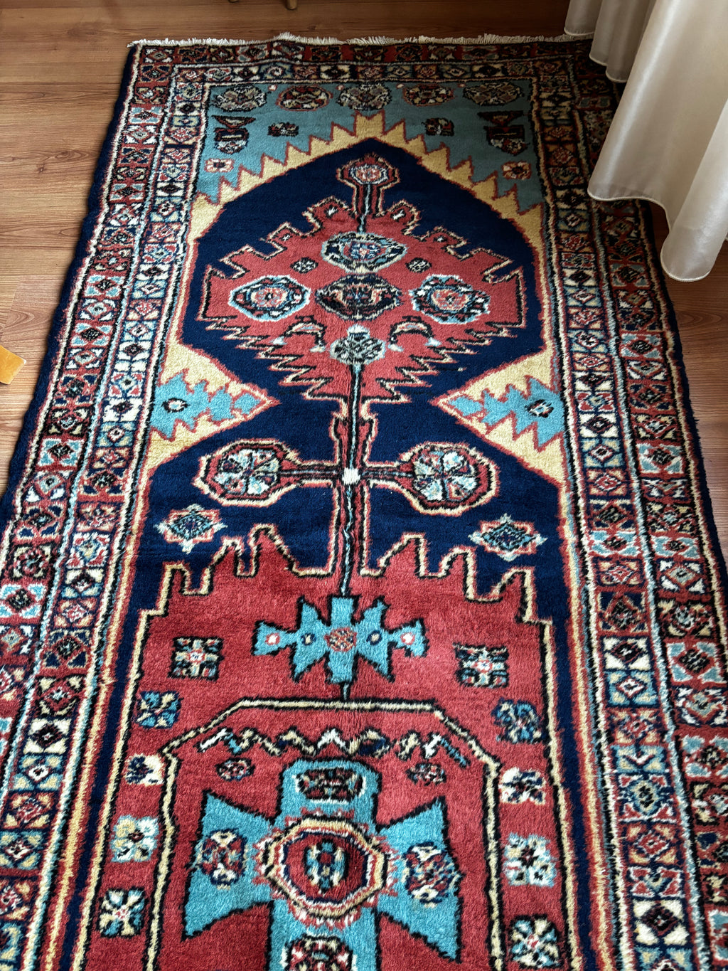 97 × 378 cm | Manisa Kula | Vintage Turkish Wool Runner