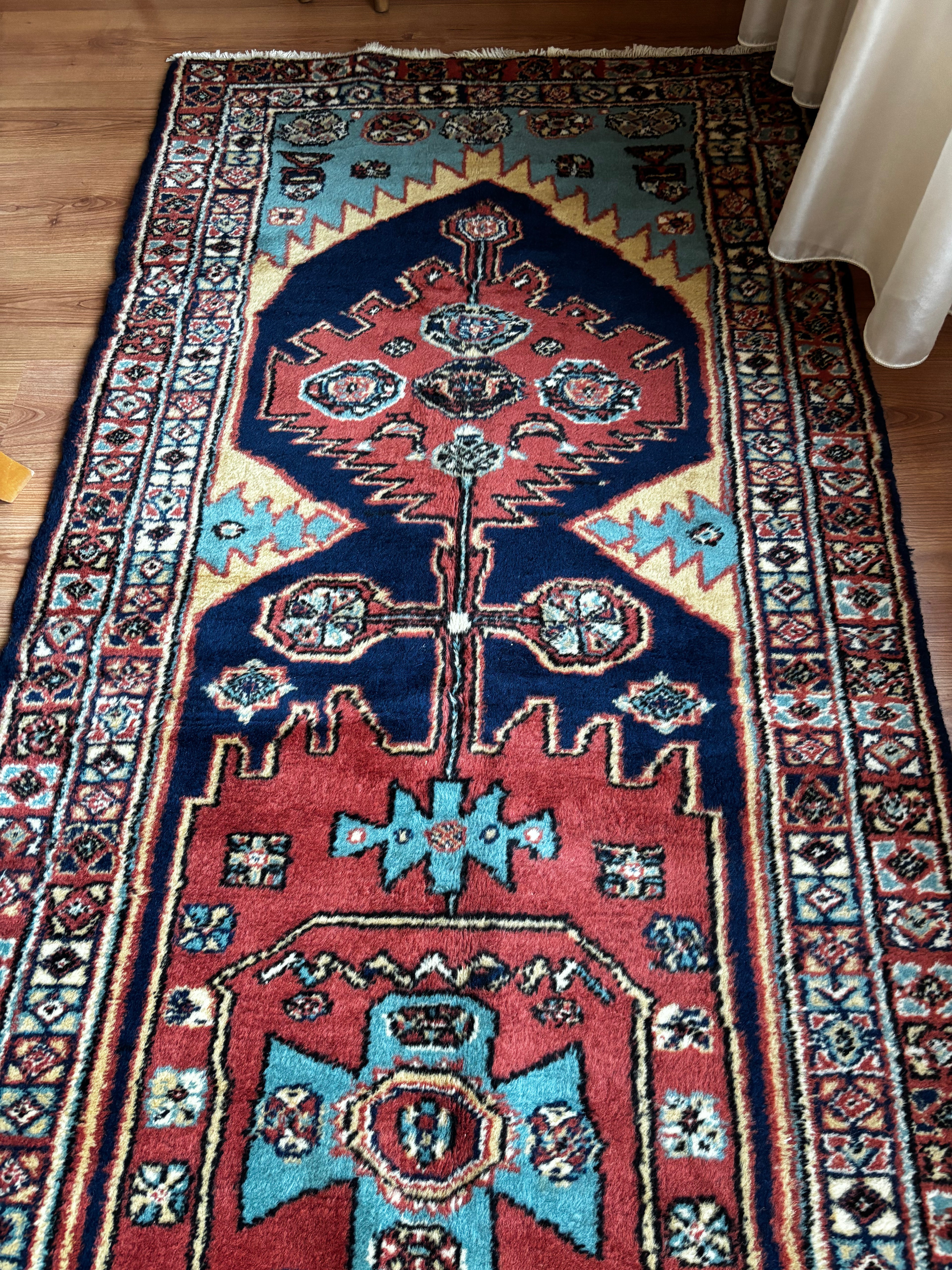 97 × 378 cm | Manisa Kula | Vintage Turkish Wool Runner
