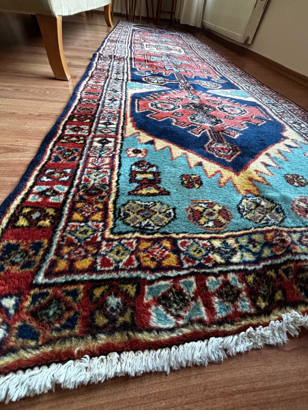 97 × 378 cm | Manisa Kula | Vintage Turkish Wool Runner
