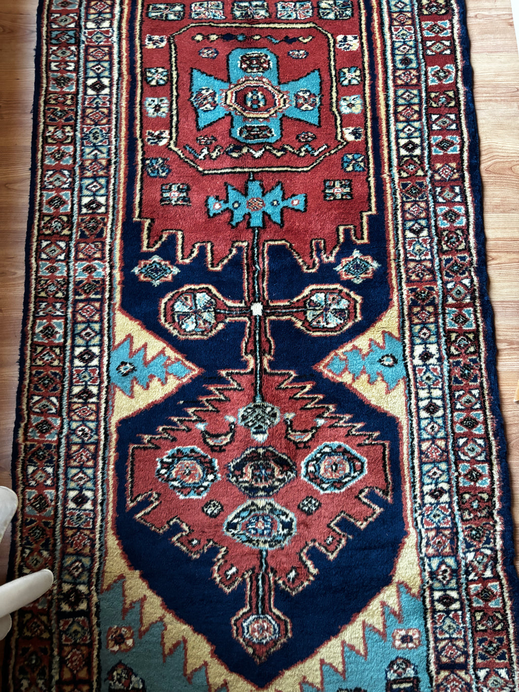 97 × 378 cm | Manisa Kula | Vintage Turkish Wool Runner