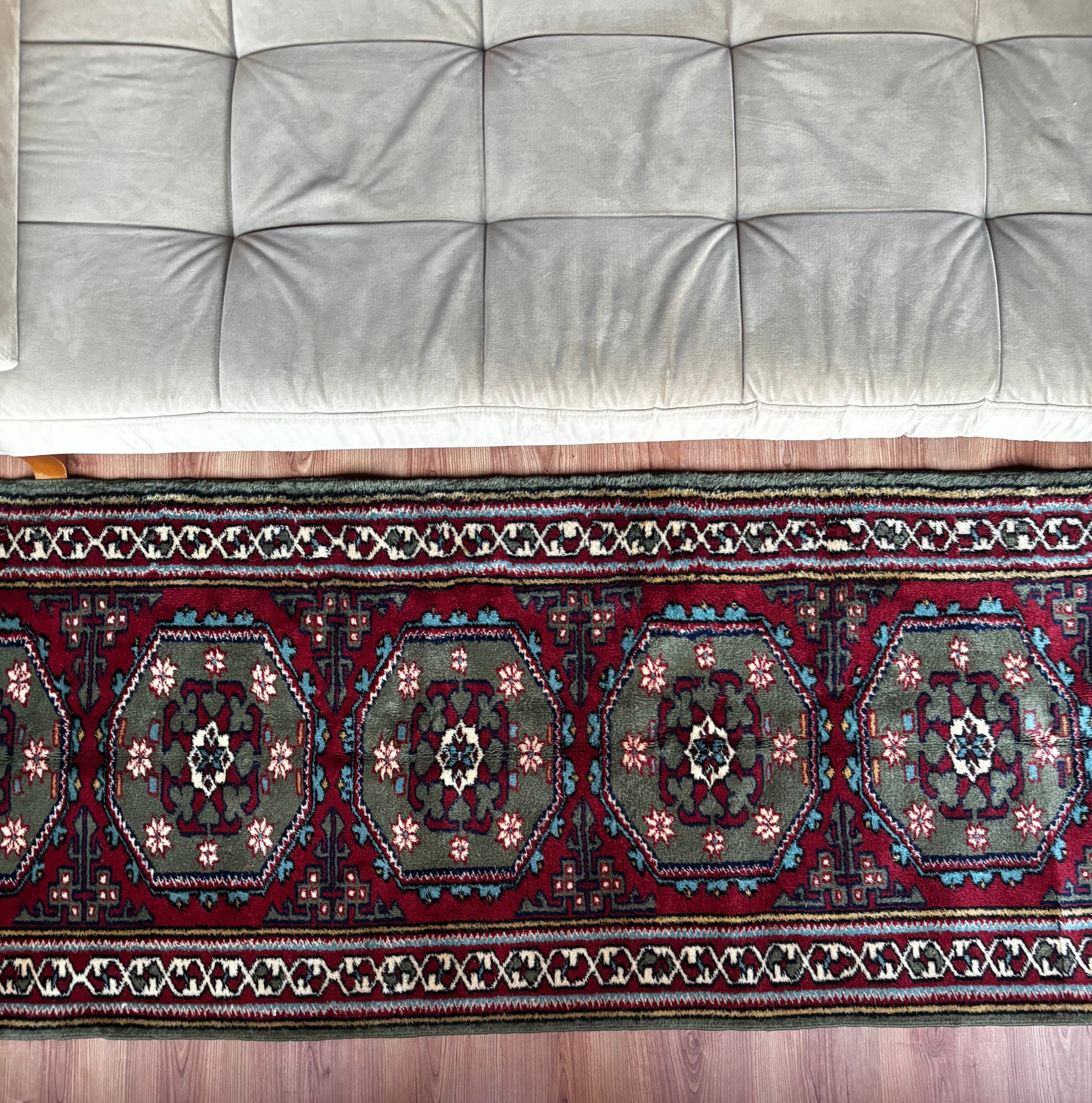Manisa Kula Runner Rug – 87 × 347 cm | Handmade Turkish Wool Runner