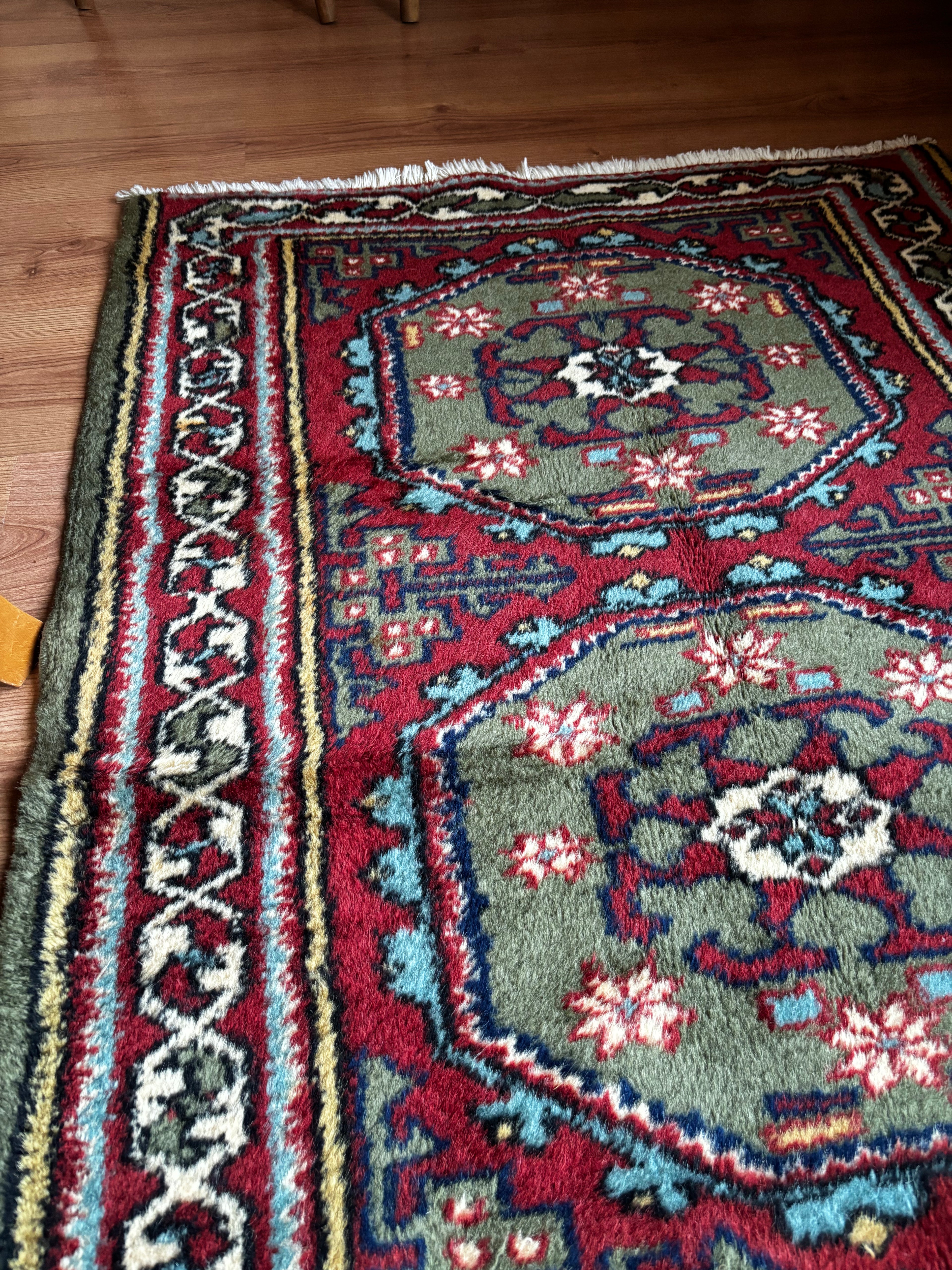 Manisa Kula Runner Rug – Terracotta · 87 × 347 cm