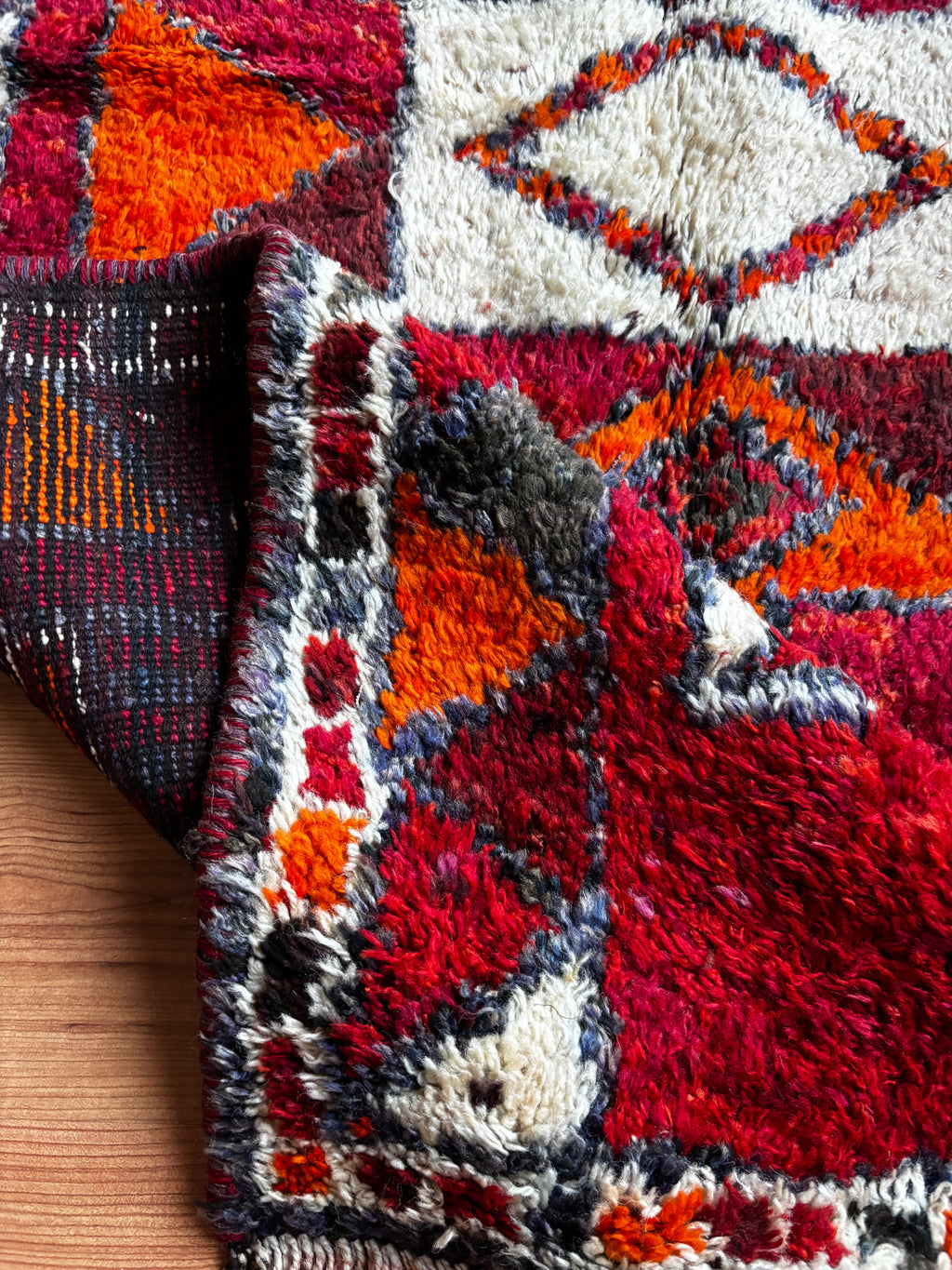 120 × 350 cm | Handmade Herki Tribal Runner