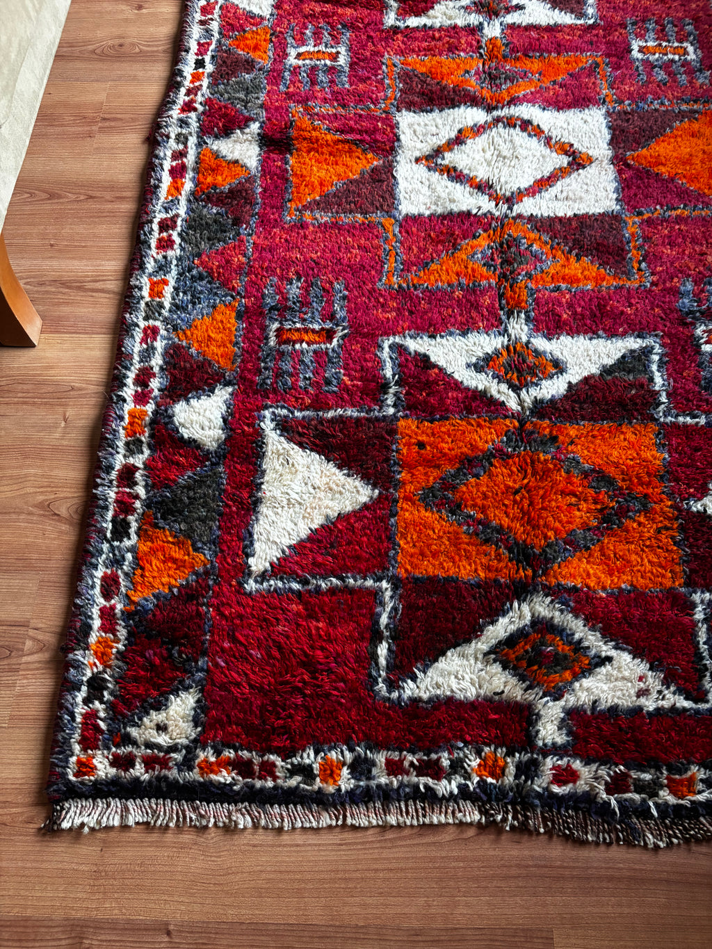 120 × 350 cm | Handmade Herki Tribal Runner