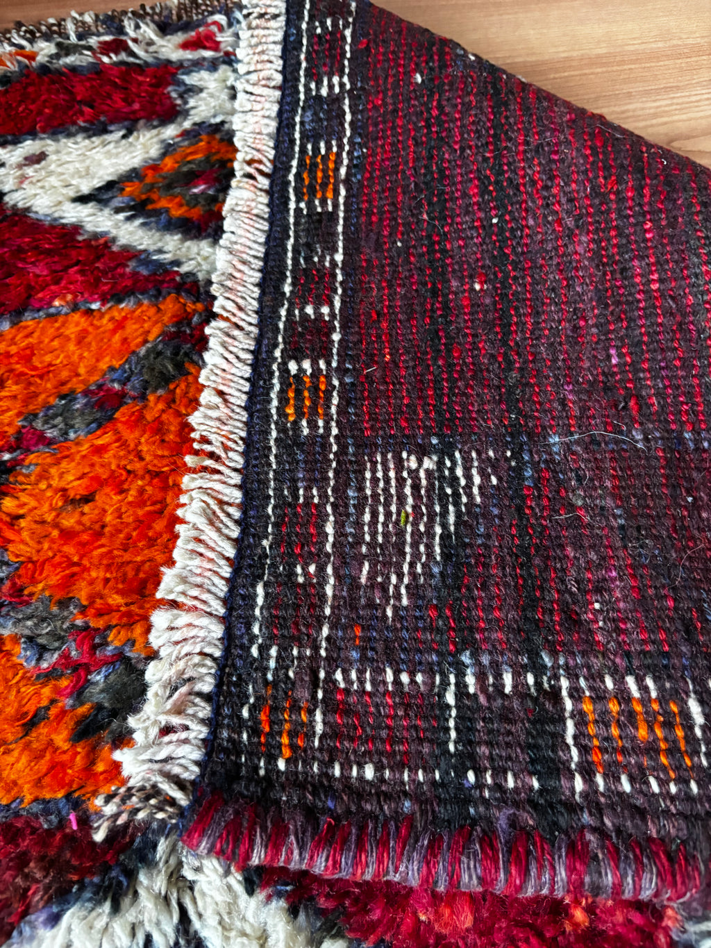 120 × 350 cm | Handmade Herki Tribal Runner