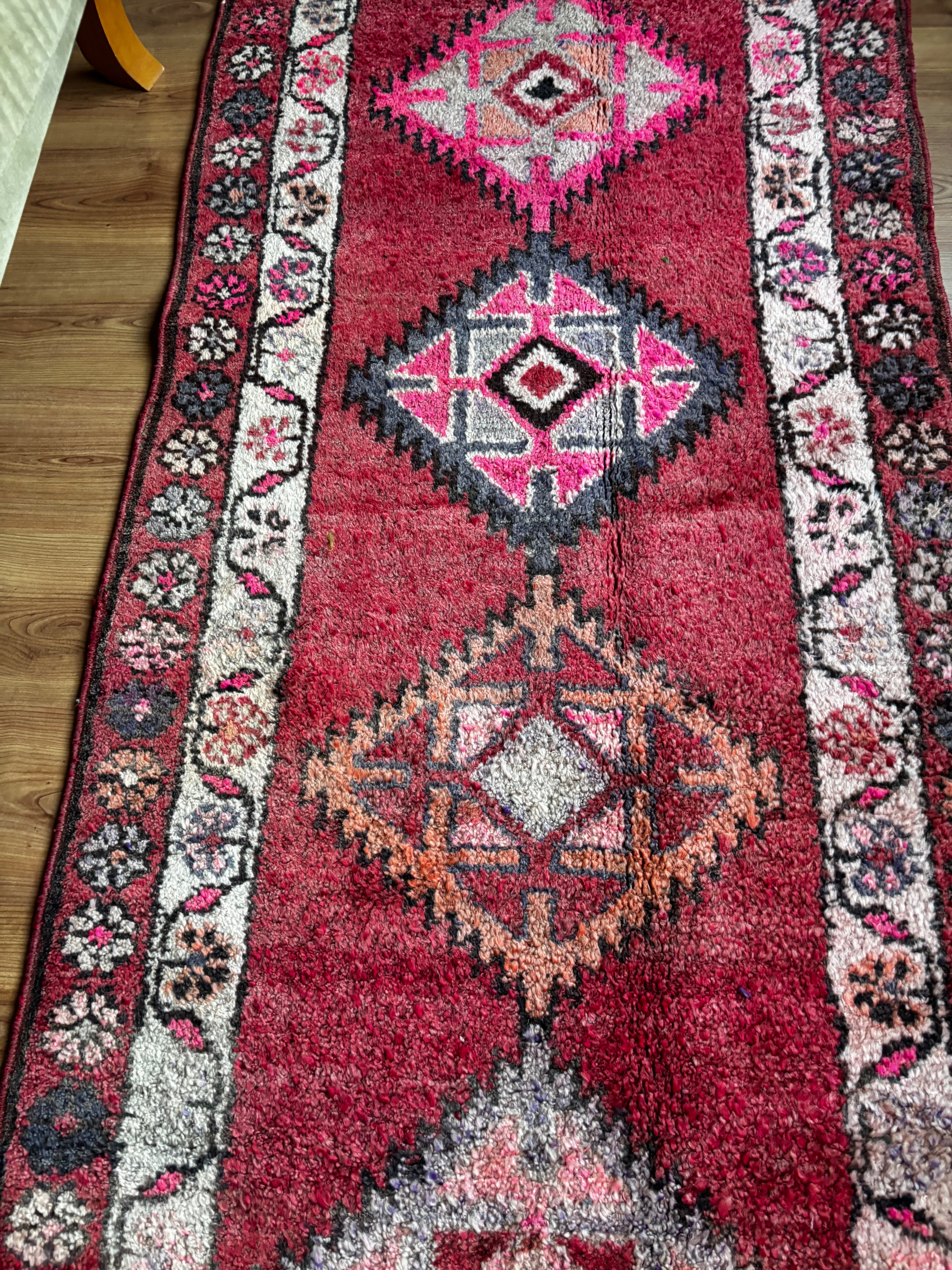 89 × 378 cm | Handmade Turkish Vintage Runner