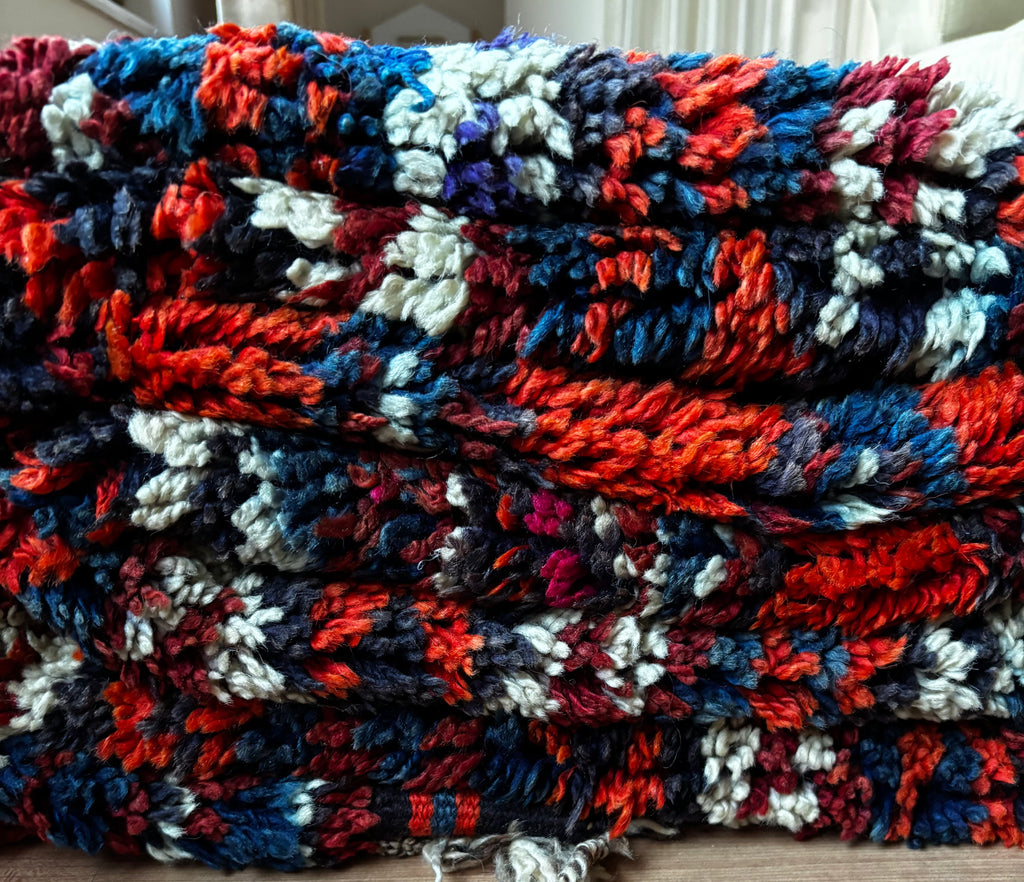 92 × 370 cm | Handmade Vintage Herki Wool Runner