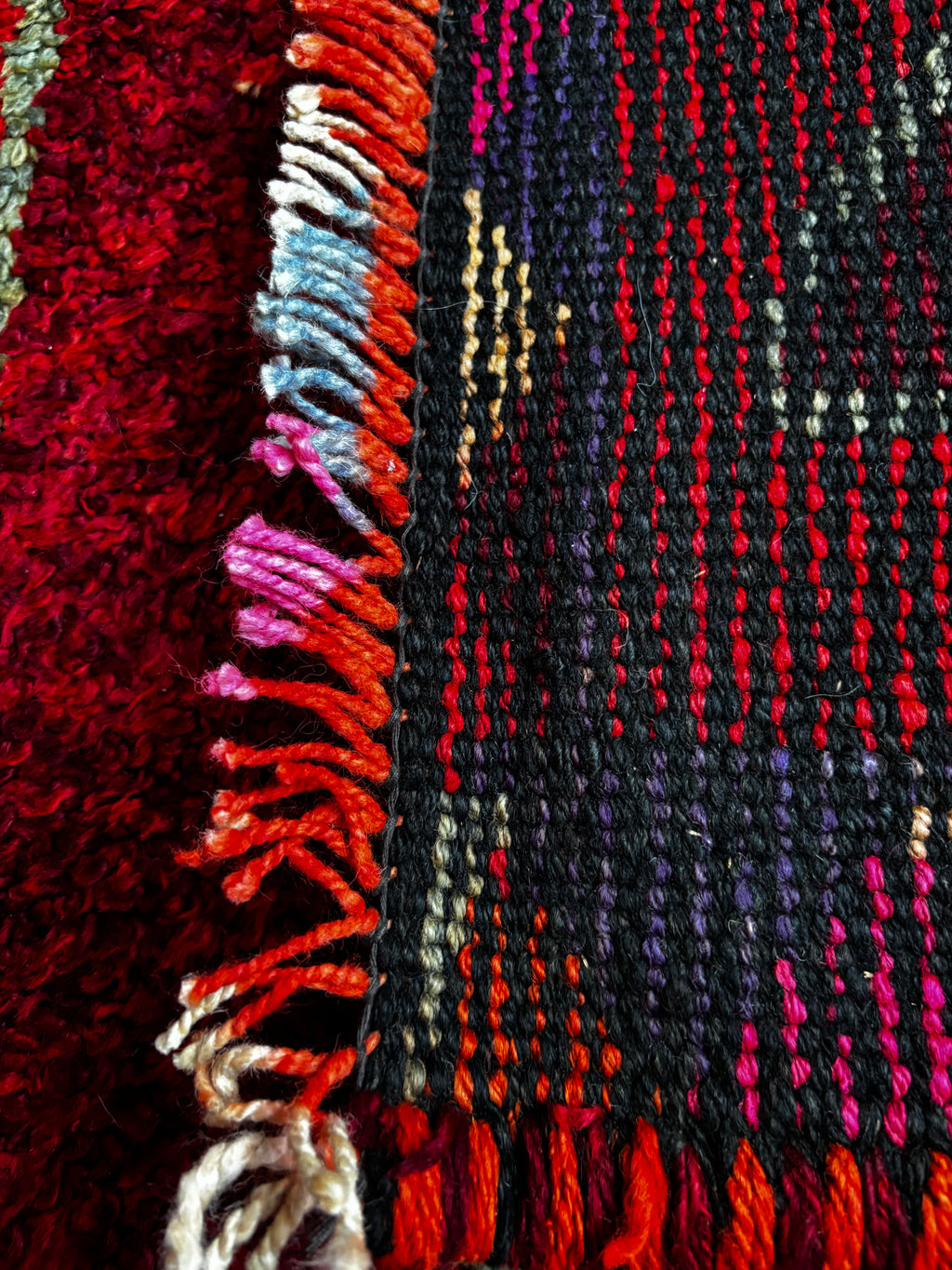 96 × 311 cm | Handmade Vintage Herki Wool Runner