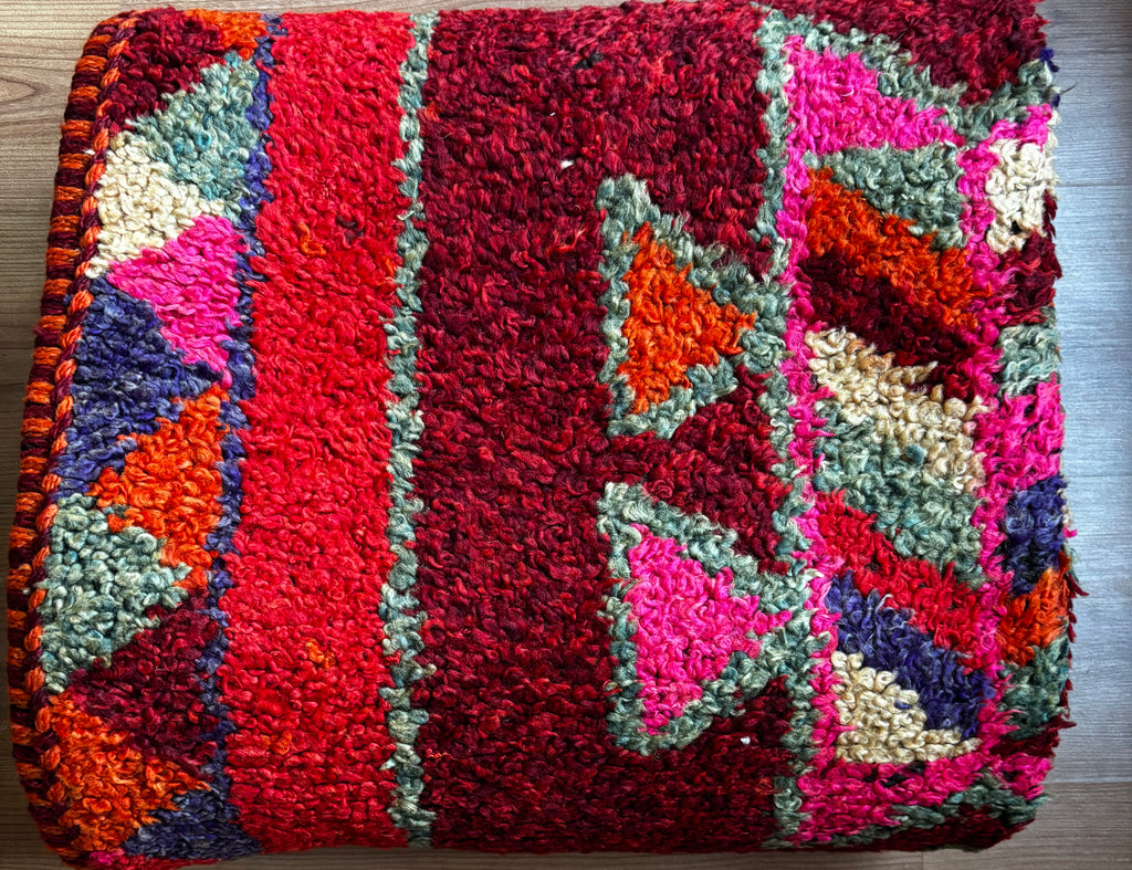 96 × 311 cm | Handmade Vintage Herki Wool Runner