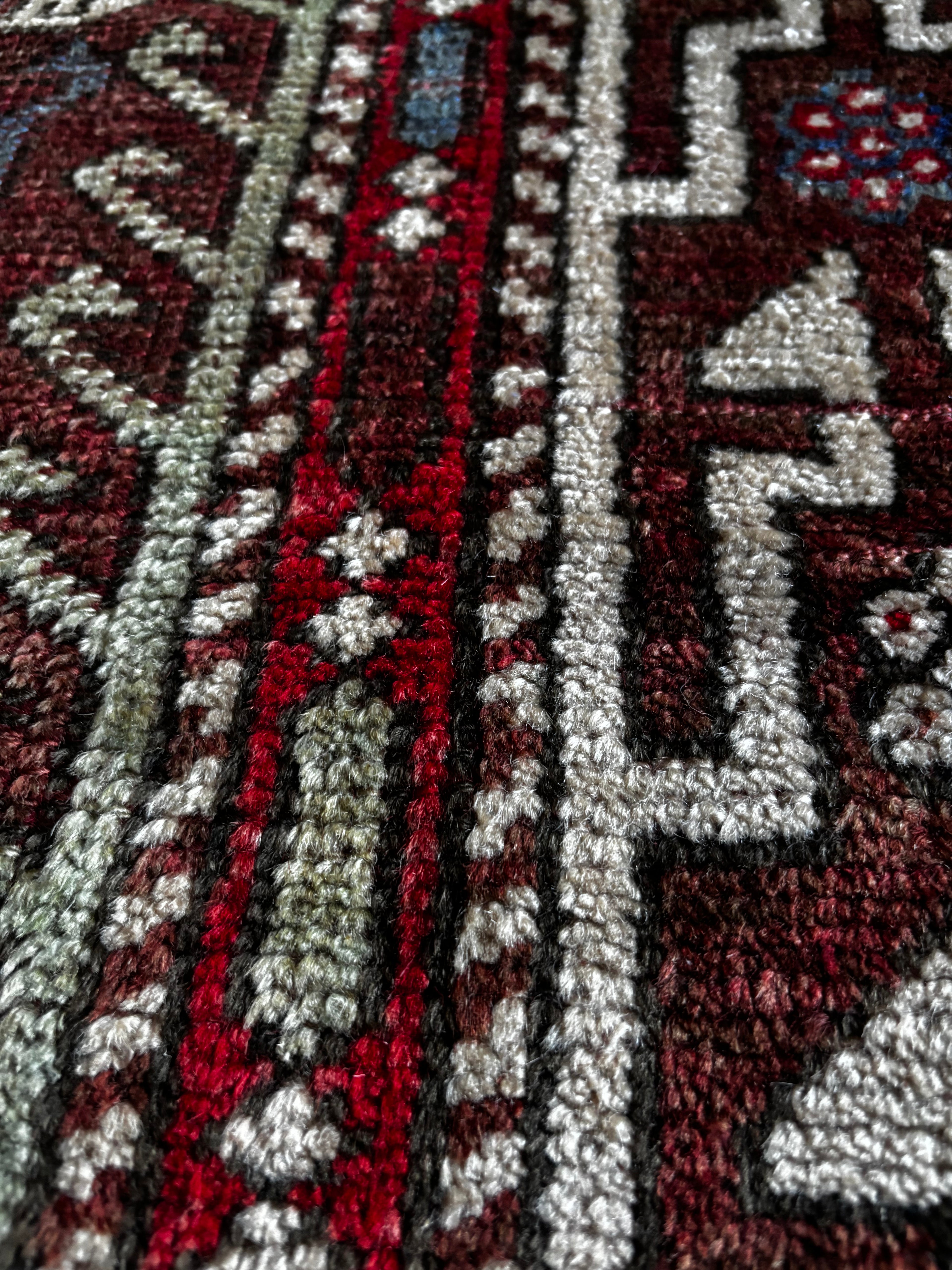 178 × 263 cm | 100+ Year Old Antique Ayvacık Rug | Handmade Turkish Wool Rug