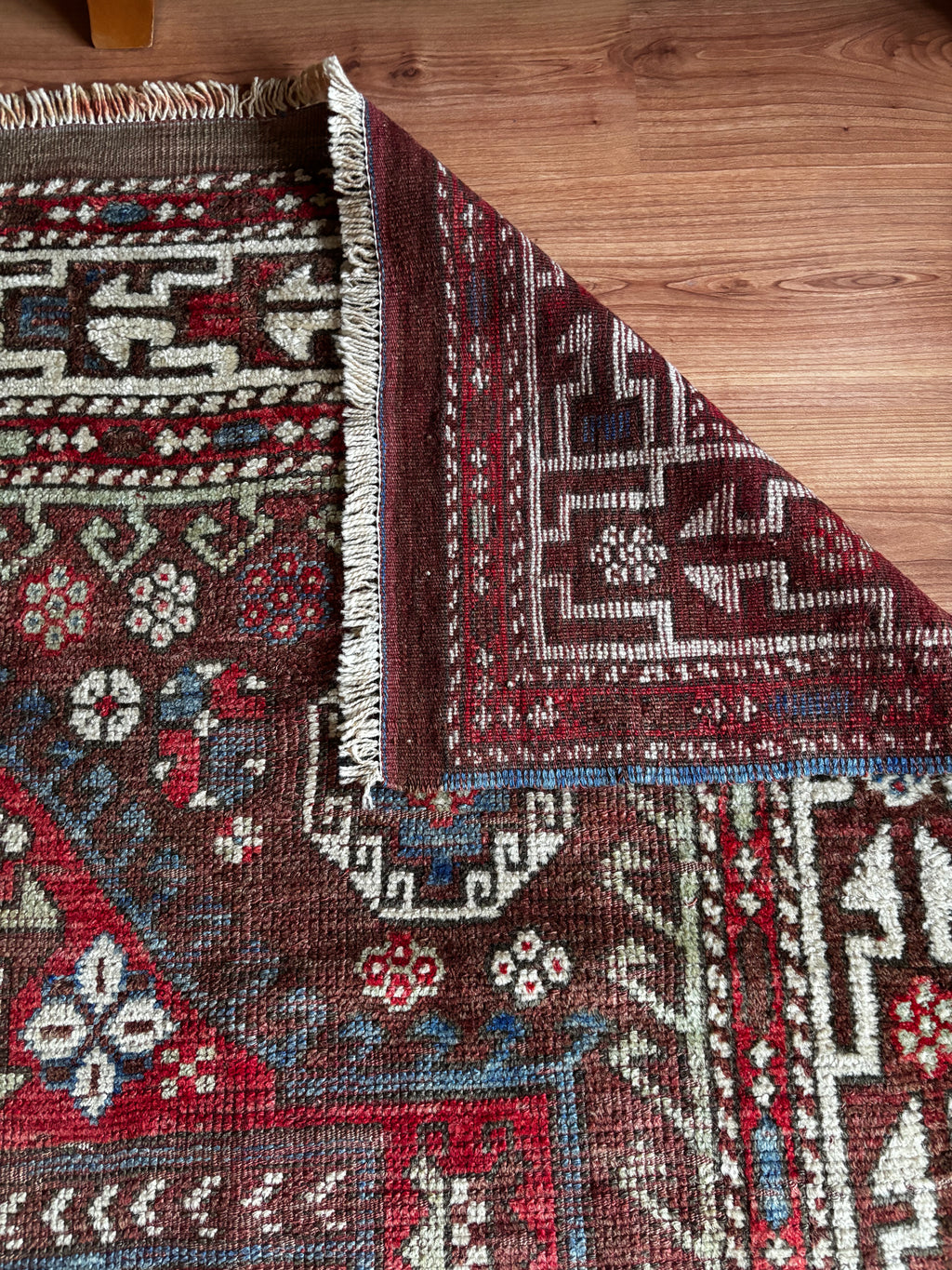 178 × 263 cm | 100+ Year Old Antique Ayvacık Rug | Handmade Turkish Wool Rug