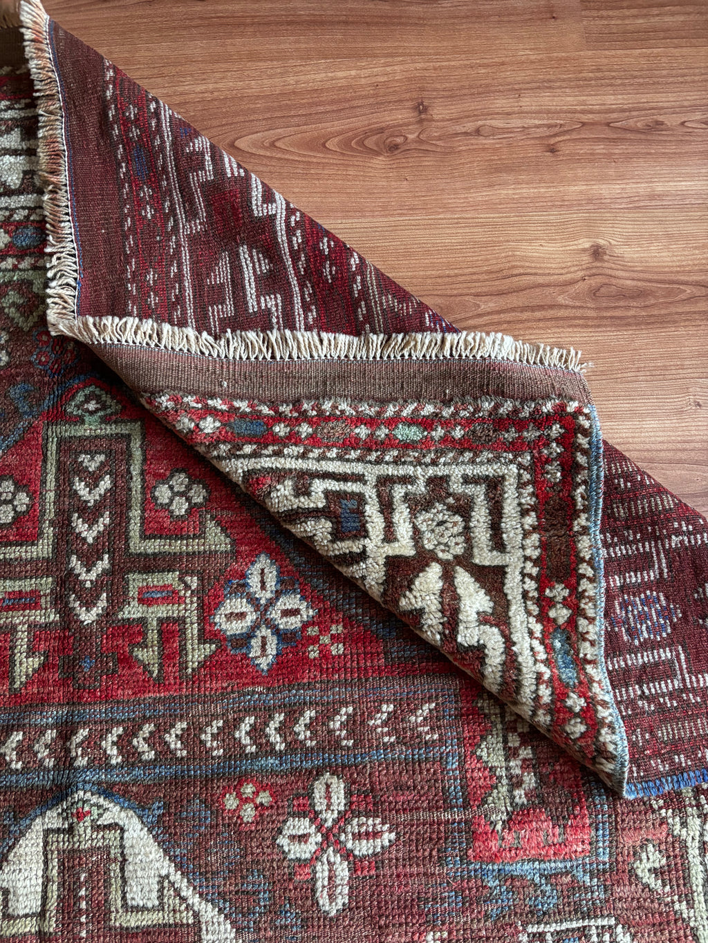 178 × 263 cm | 100+ Year Old Antique Ayvacık Rug | Handmade Turkish Wool Rug