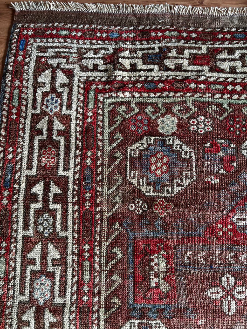 178 × 263 cm | 100+ Year Old Antique Ayvacık Rug | Handmade Turkish Wool Rug