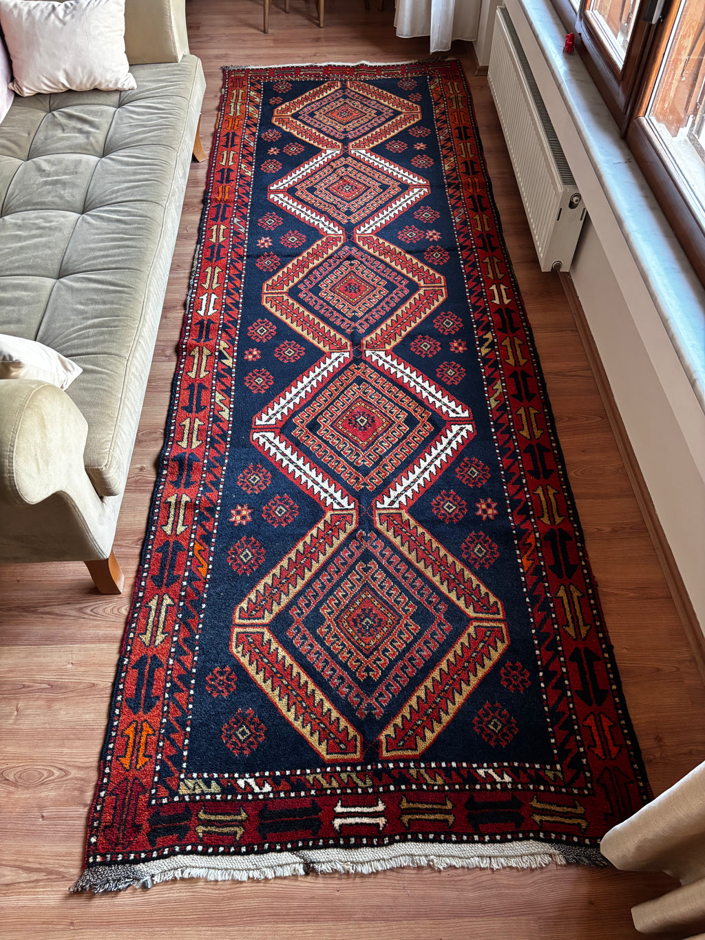 116 × 356 cm | Handmade Malatya Wool Runner Rug