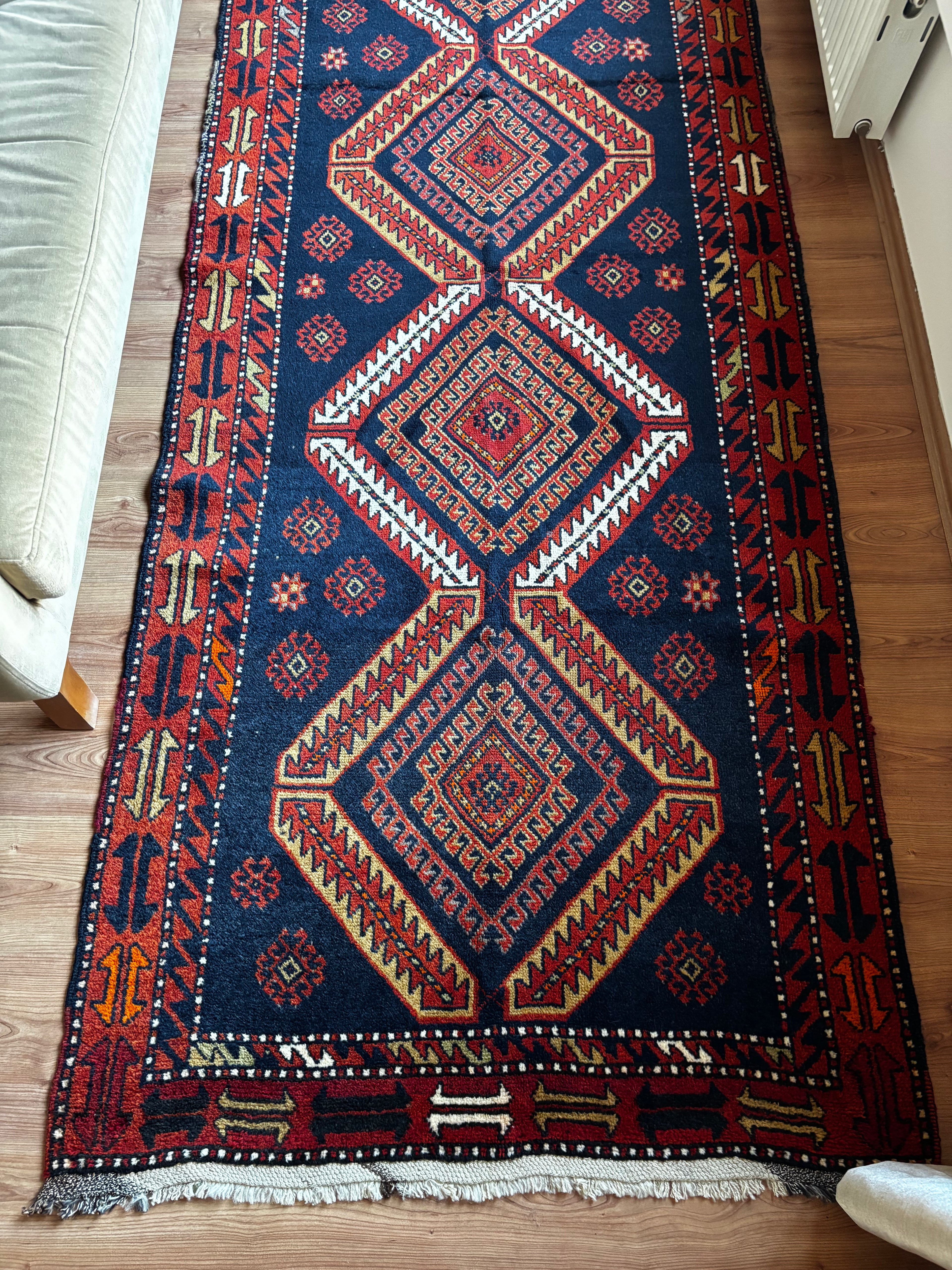 116 × 356 cm | Handmade Malatya Wool Runner Rug