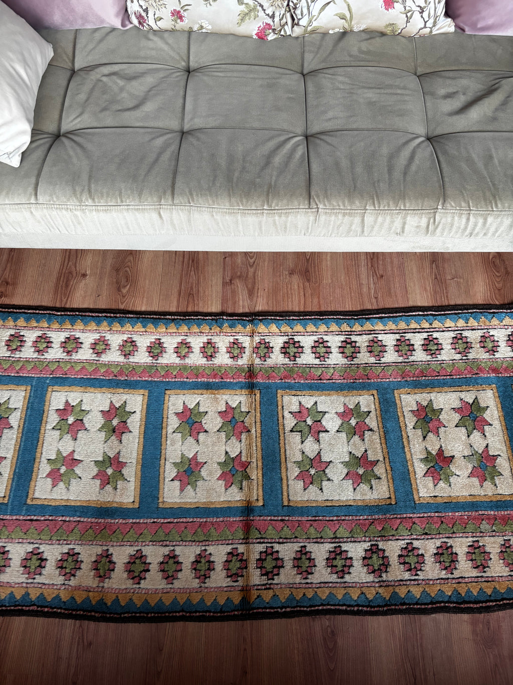 Handmade Turkish Wool Runner Rug | 86 × 310 cm