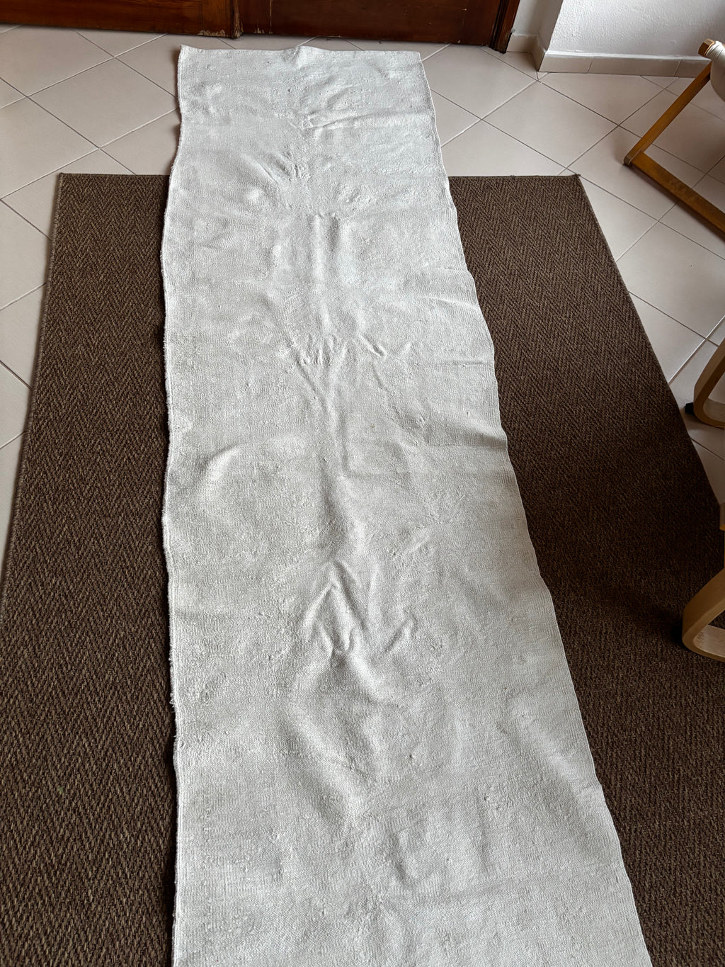 80 × 335 cm Vintage Anadolu Kilim Runner – Handmade Turkish Wool Carpet
