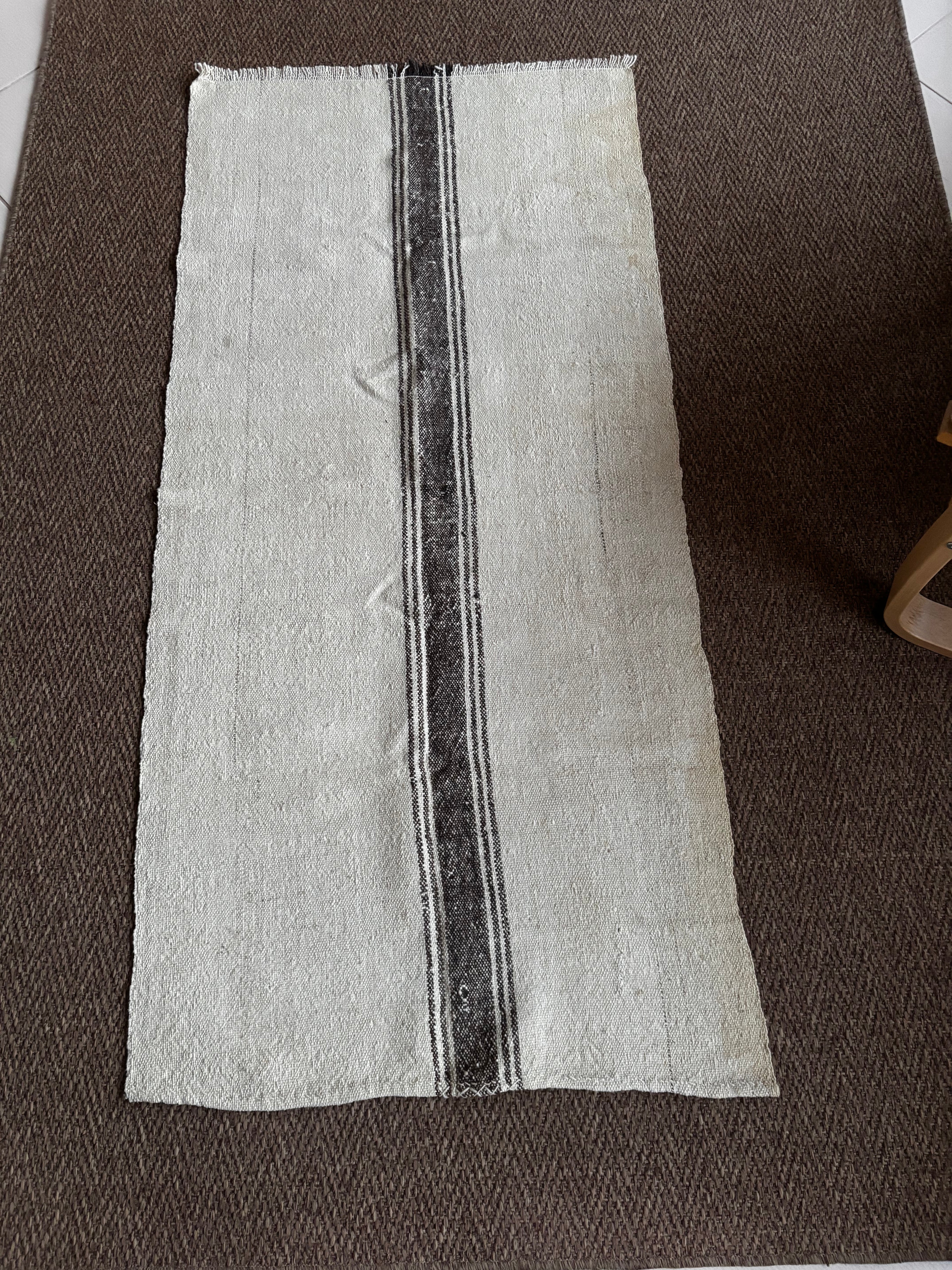 77 × 163 cm Vintage Anadolu Kilim Runner – Handmade Turkish Wool Carpet