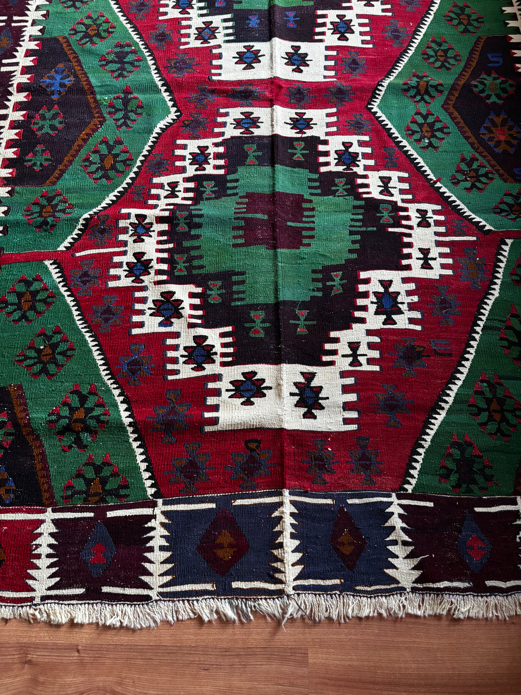 170 × 390 cm | 2-in-1 Handmade Anatolian Kilim